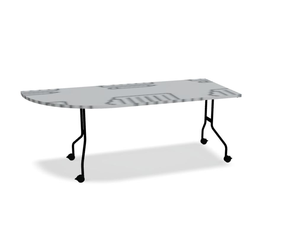 Easy PFT04 - Klapptisch in Kakao präsentiert im Onlineshop von KAQTU Design AG. Konferenztisch ist von Mdd