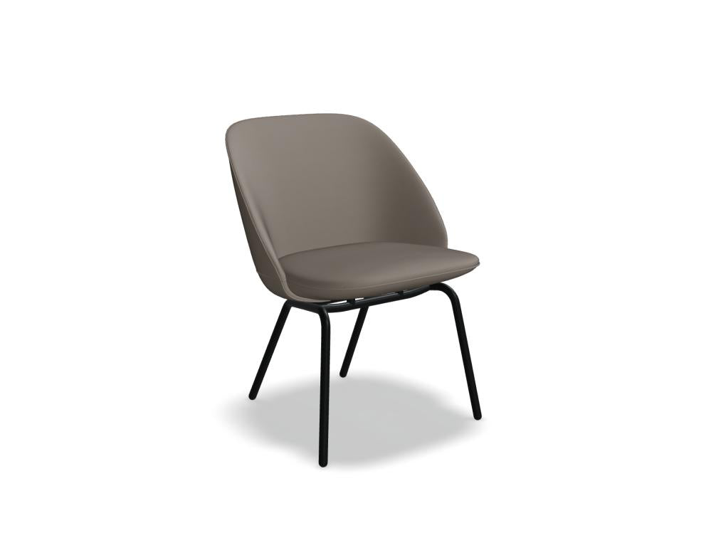 Paralel PR1P20 - Konferenzsessel mit 4-Bein-Gestell in  präsentiert im Onlineshop von KAQTU Design AG. Sessel ist von Mdd