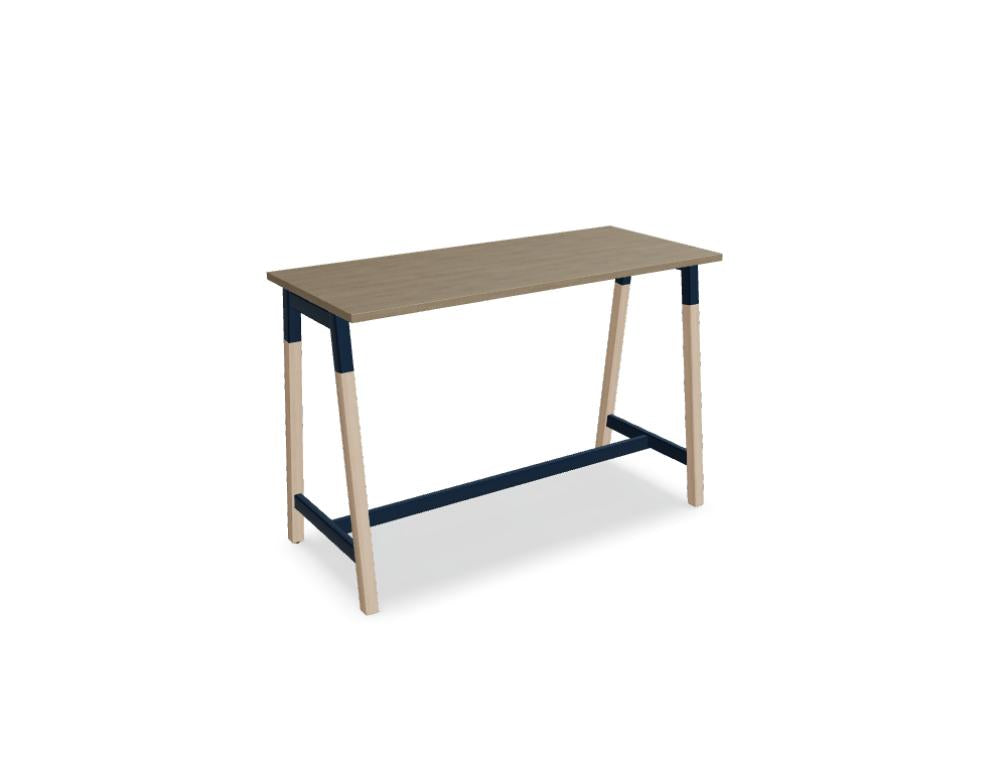 Ogi W PSD76 - Stehtisch in Honigeiche präsentiert im Onlineshop von KAQTU Design AG. Hochtisch ist von Mdd