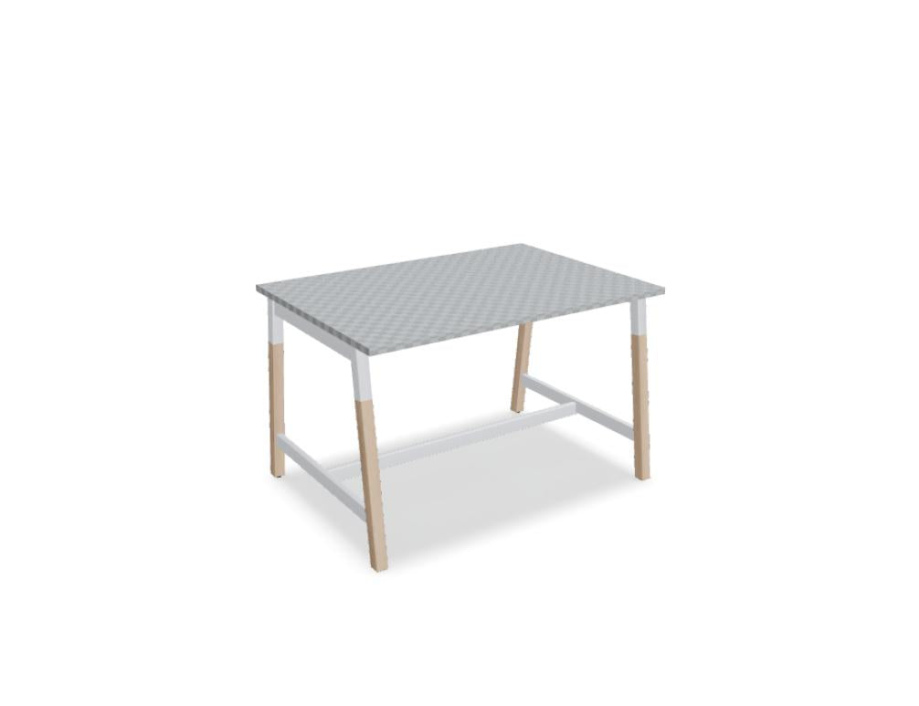 Ogi W PSD824 - Stehtisch in Honigeiche präsentiert im Onlineshop von KAQTU Design AG. Hochtisch ist von Mdd