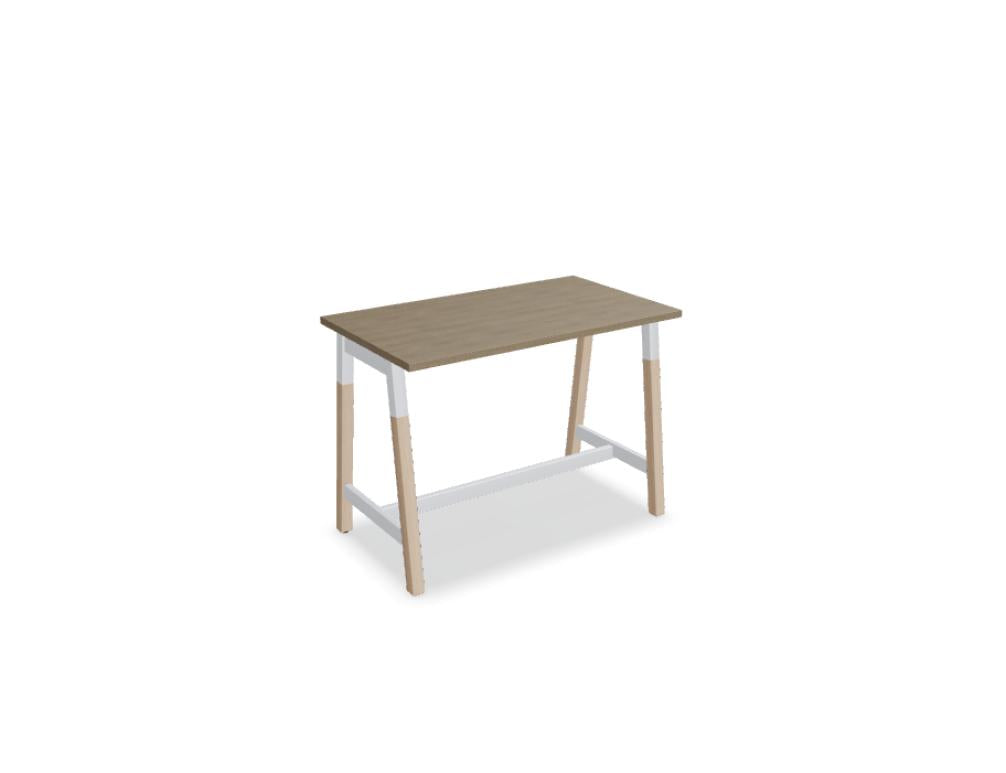Ogi W PSD82 - Stehtisch in Honigeiche präsentiert im Onlineshop von KAQTU Design AG. Hochtisch ist von Mdd