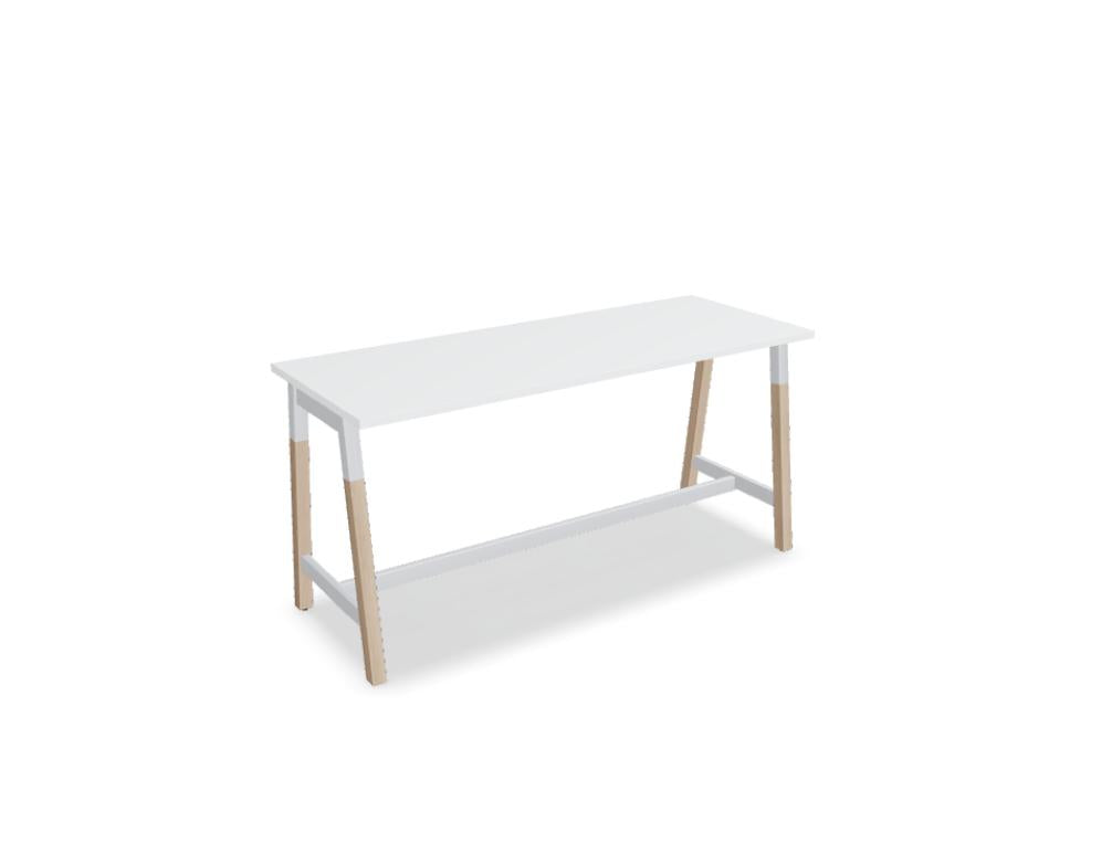 Ogi W PSD88 - Stehtisch in Honigeiche präsentiert im Onlineshop von KAQTU Design AG. Hochtisch ist von Mdd