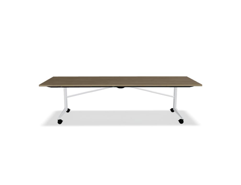 Plex PXP03 - Klapptisch trocken abwischbar in Honigeiche präsentiert im Onlineshop von KAQTU Design AG. Konferenztisch ist von Mdd