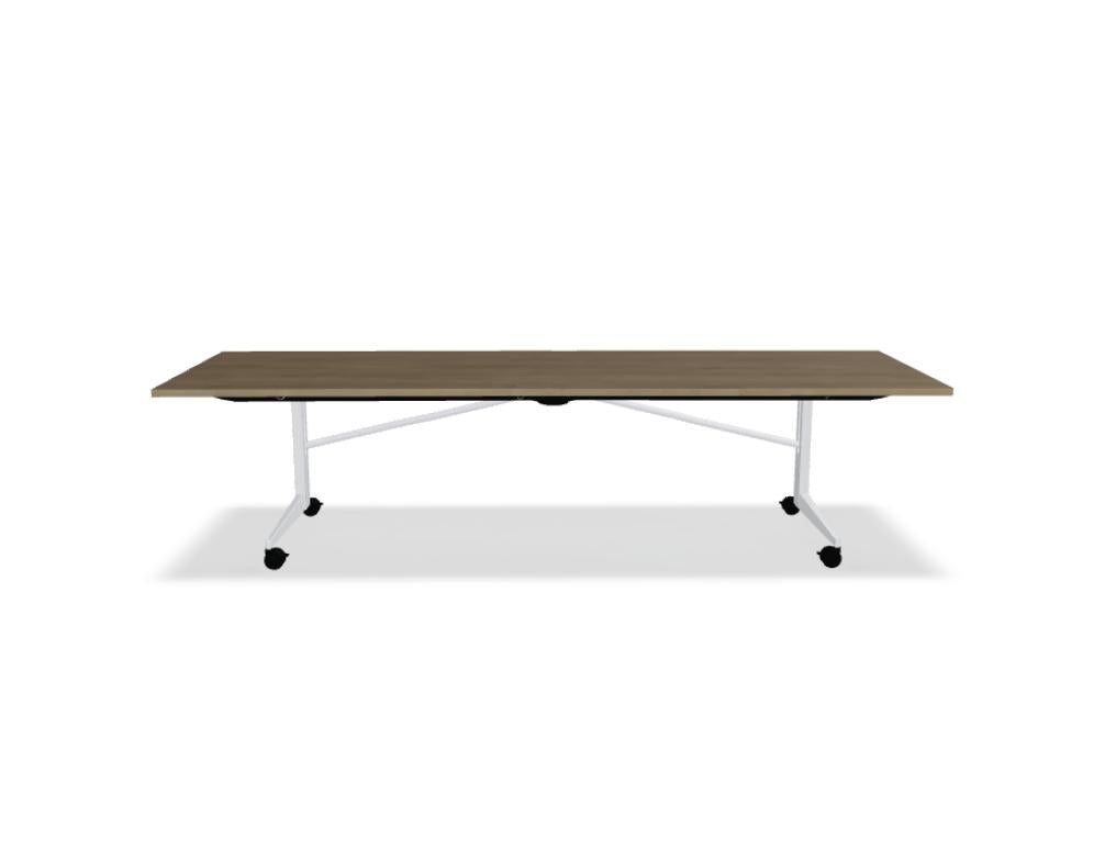 Plex PXP04 - Klapptisch trocken abwischbar in Honigeiche präsentiert im Onlineshop von KAQTU Design AG. Konferenztisch ist von Mdd