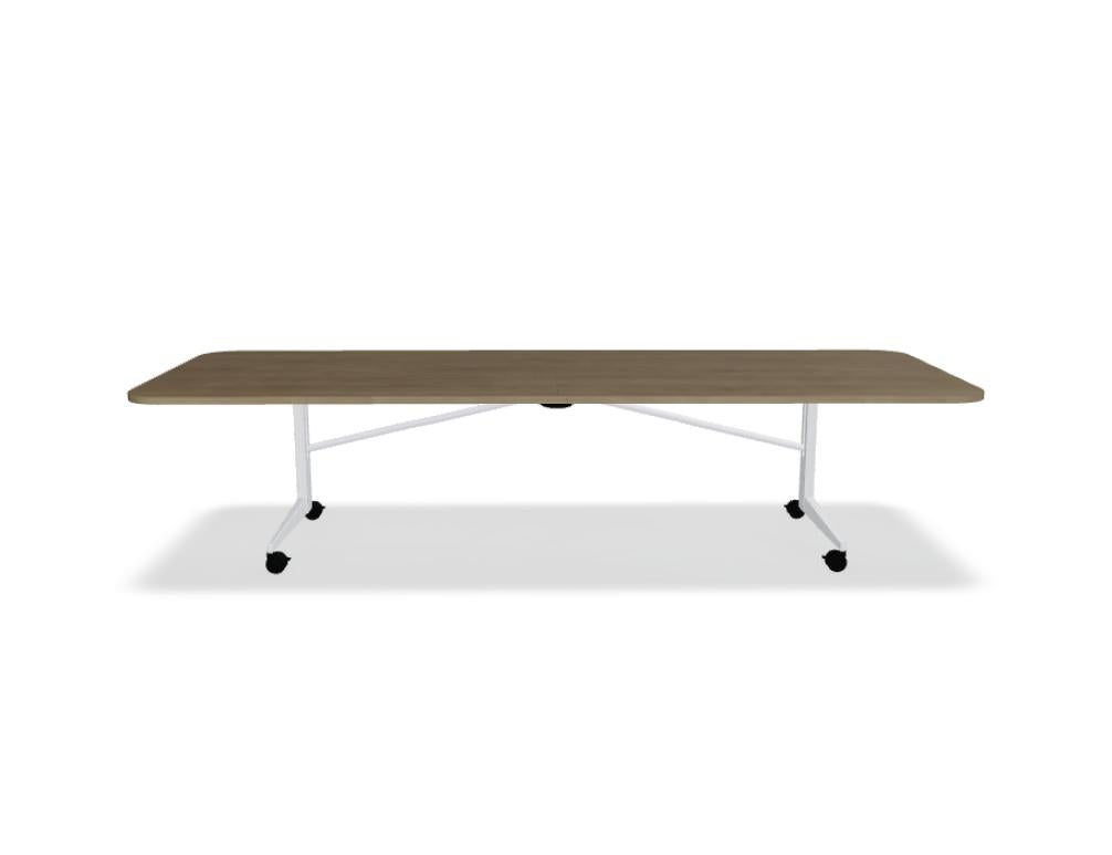 Plex PXZ10 - Klapptisch trocken abwischbar in Honigeiche präsentiert im Onlineshop von KAQTU Design AG. Konferenztisch ist von Mdd