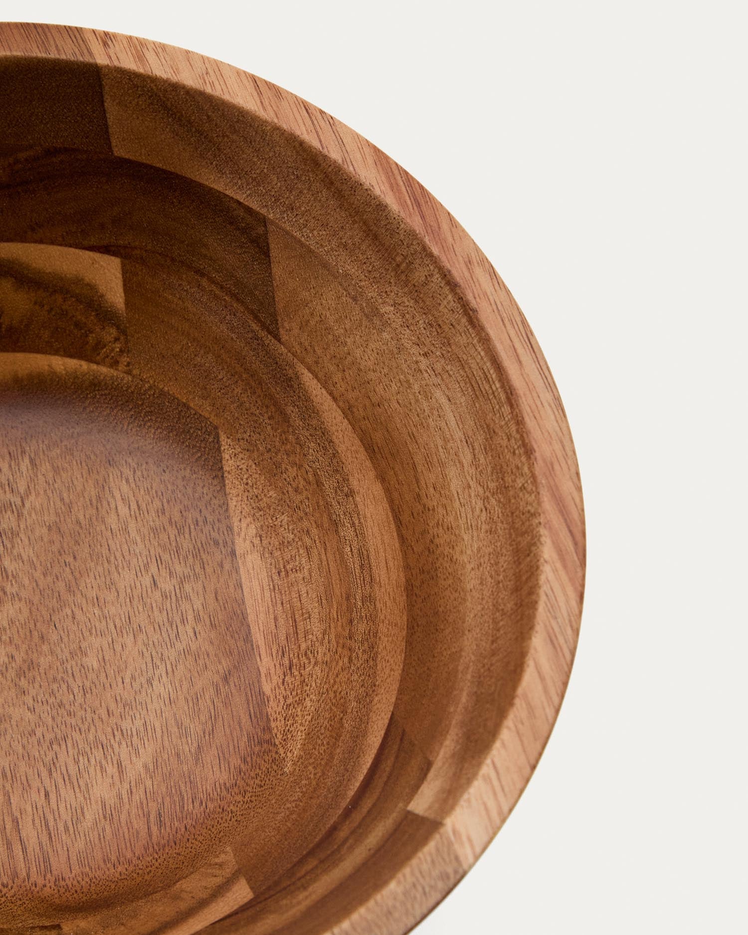 Gelbe Schale Zairin aus Akazienholz, FSC 100 % in Gelb präsentiert im Onlineshop von KAQTU Design AG. Schale ist von Kave Home