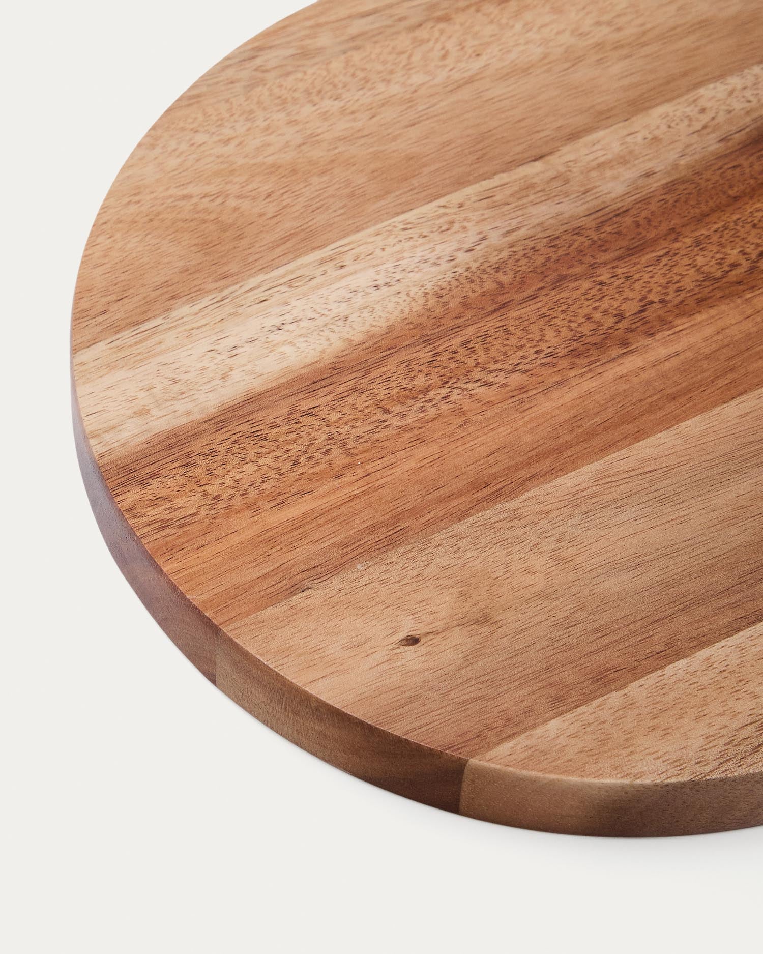 Servierbrett Zairin aus Akazienholz und gelbem Metall, FSC 100 % in Gelb präsentiert im Onlineshop von KAQTU Design AG. Tablett ist von Kave Home