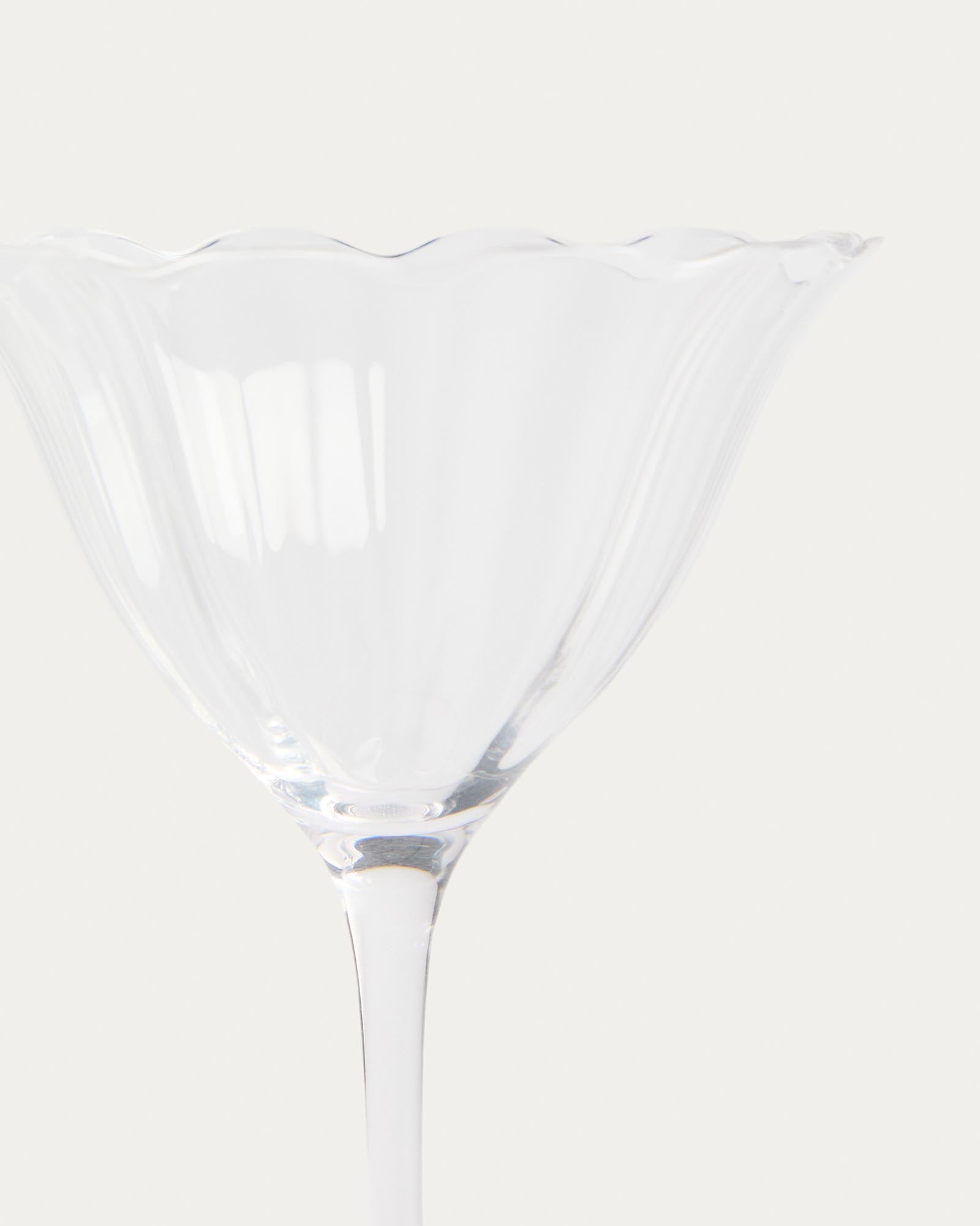 Elegantes Cocktailglas Neia aus klarem Glas mit 29 cl Fassungsvermögen, ideal für stilvolle Drinks und Cocktails.