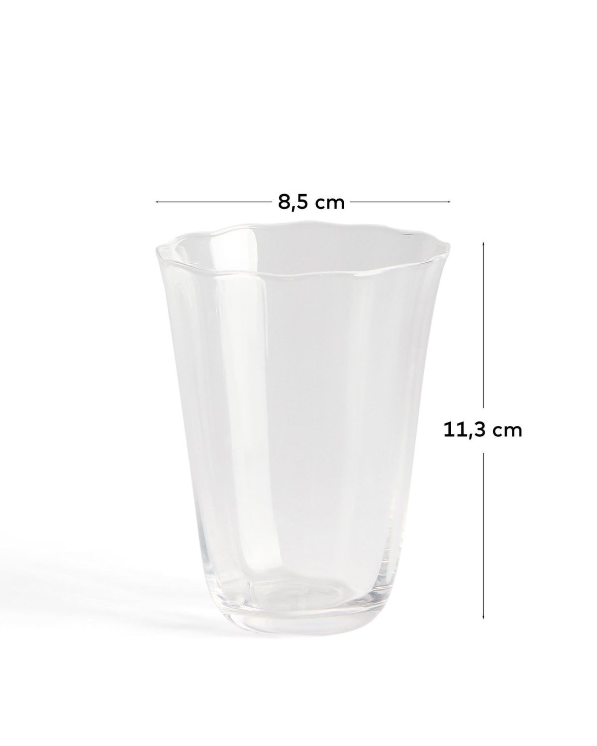 Wasserglas Neia aus klarem Glas, 14,5 cl in Transparent präsentiert im Onlineshop von KAQTU Design AG. Trinkgläser ist von Kave Home