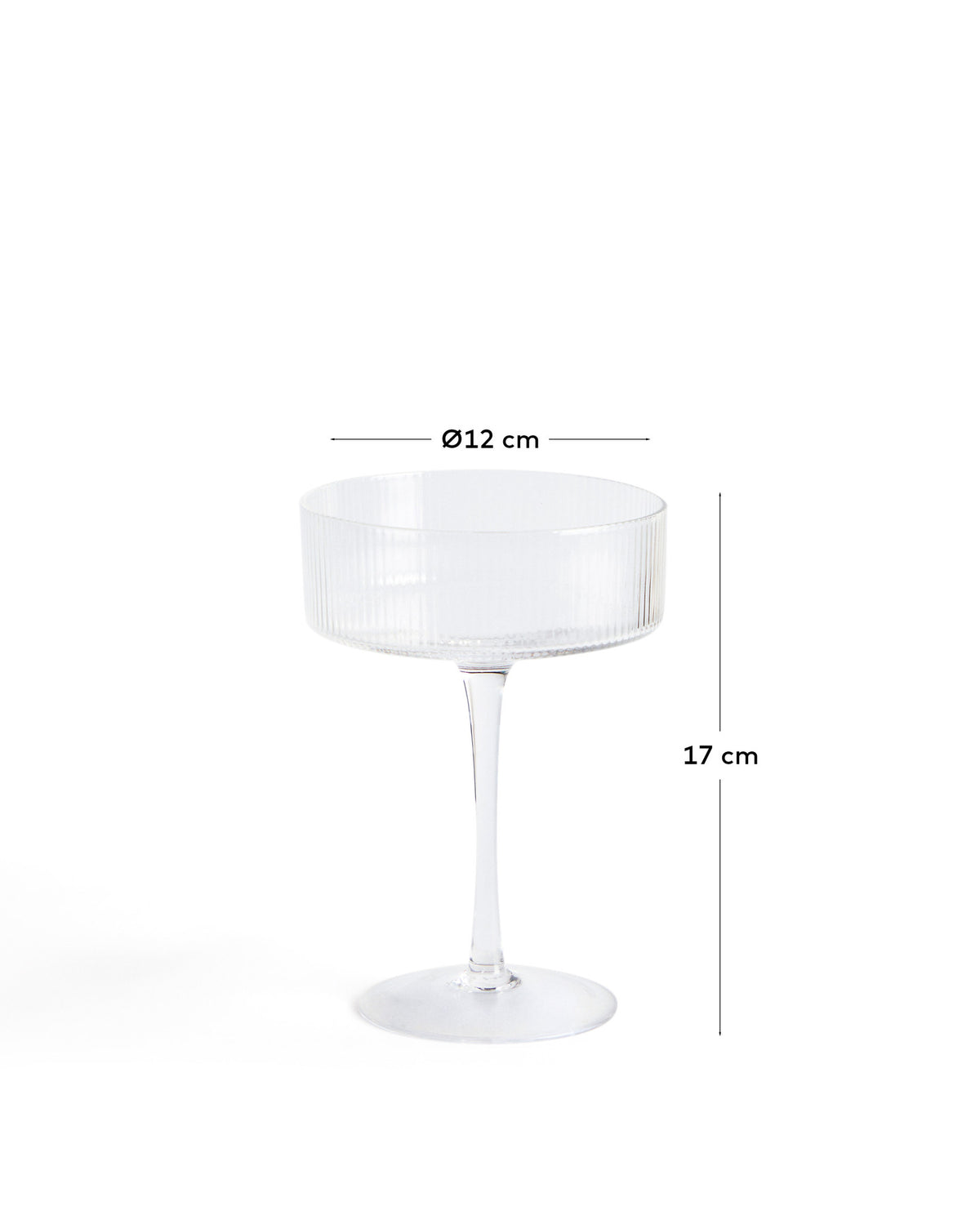 Cocktailglas Eluria aus klarem Glas, 31,5 cl in Transparent präsentiert im Onlineshop von KAQTU Design AG. Cocktailglas ist von Kave Home