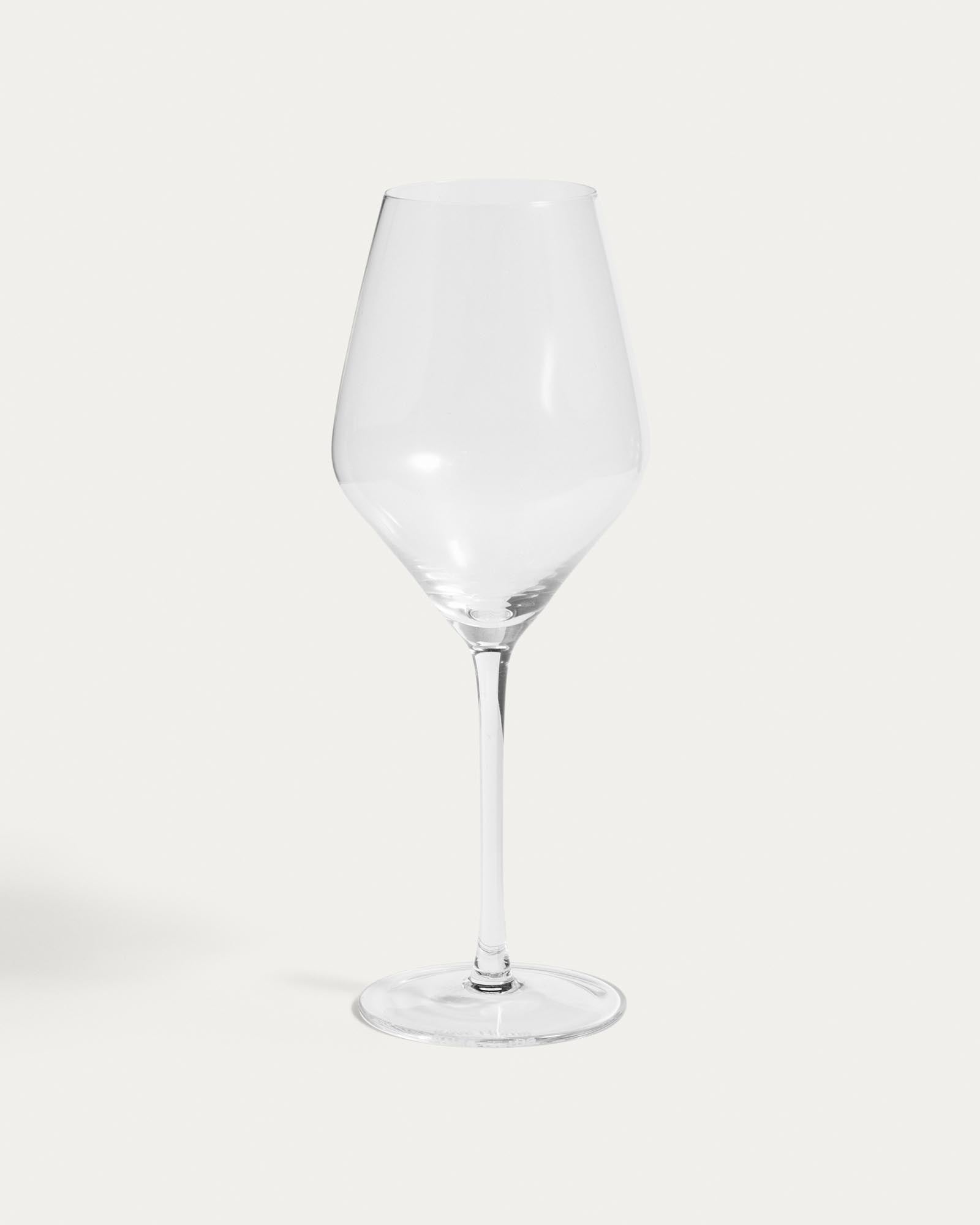 Weinglas Orbida aus klarem Glas, 55 cl in Transparent präsentiert im Onlineshop von KAQTU Design AG. Universal Weinglas ist von Kave Home