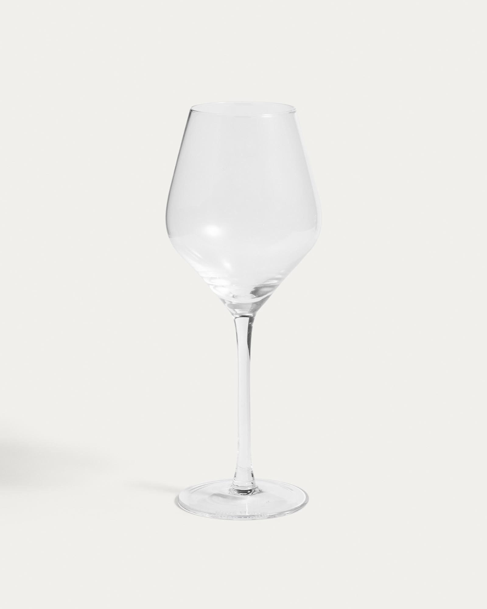 Weinglas Orbida aus klarem Glas, 43 cl in Transparent präsentiert im Onlineshop von KAQTU Design AG. Universal Weinglas ist von Kave Home