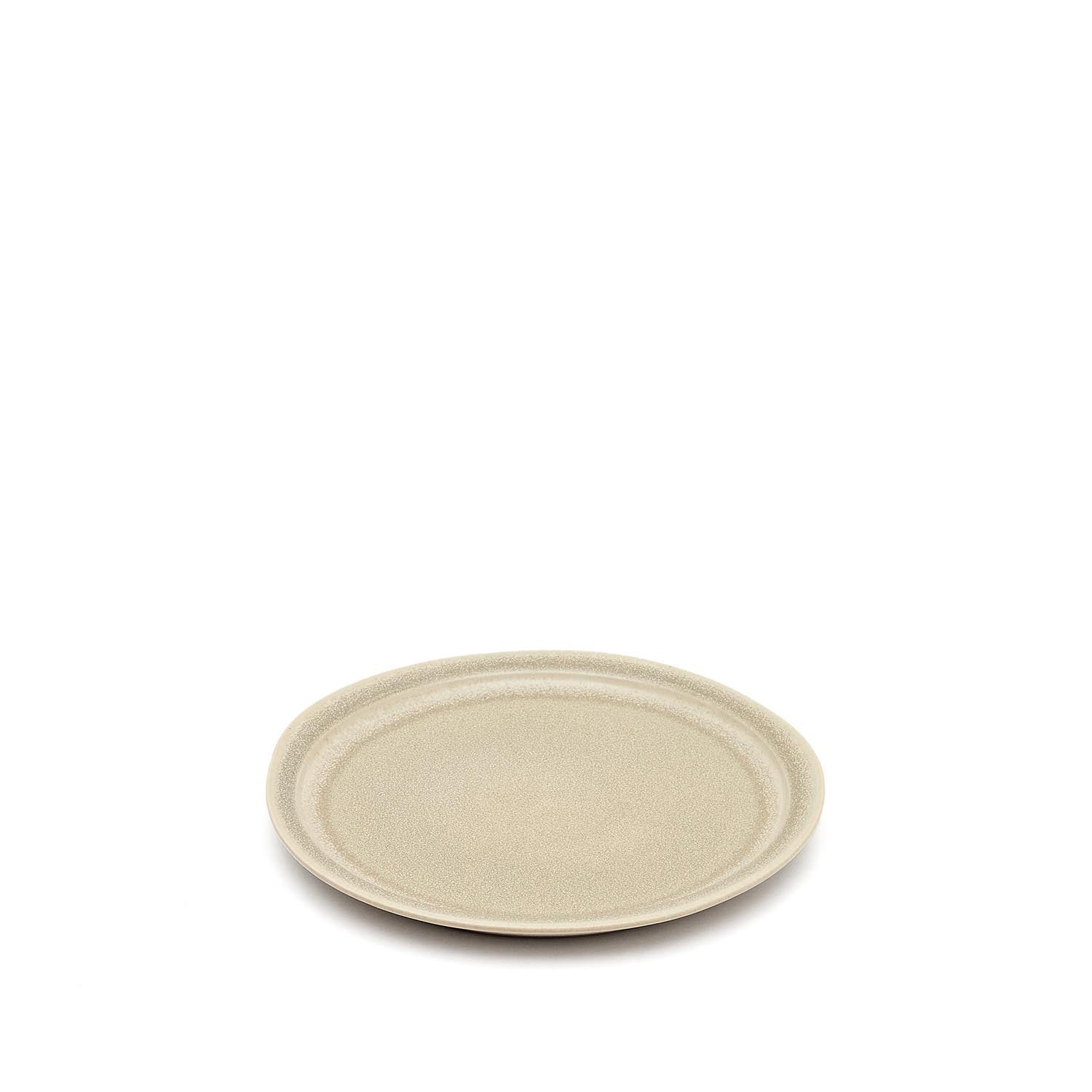 Lauriana Keramik-Dessertteller in Beige in Beige präsentiert im Onlineshop von KAQTU Design AG. Teller ist von Kave Home