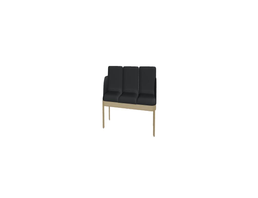 Ramp RAMP_SOSR - Bank in Blau präsentiert im Onlineshop von KAQTU Design AG. Sitzbank ist von Mdd