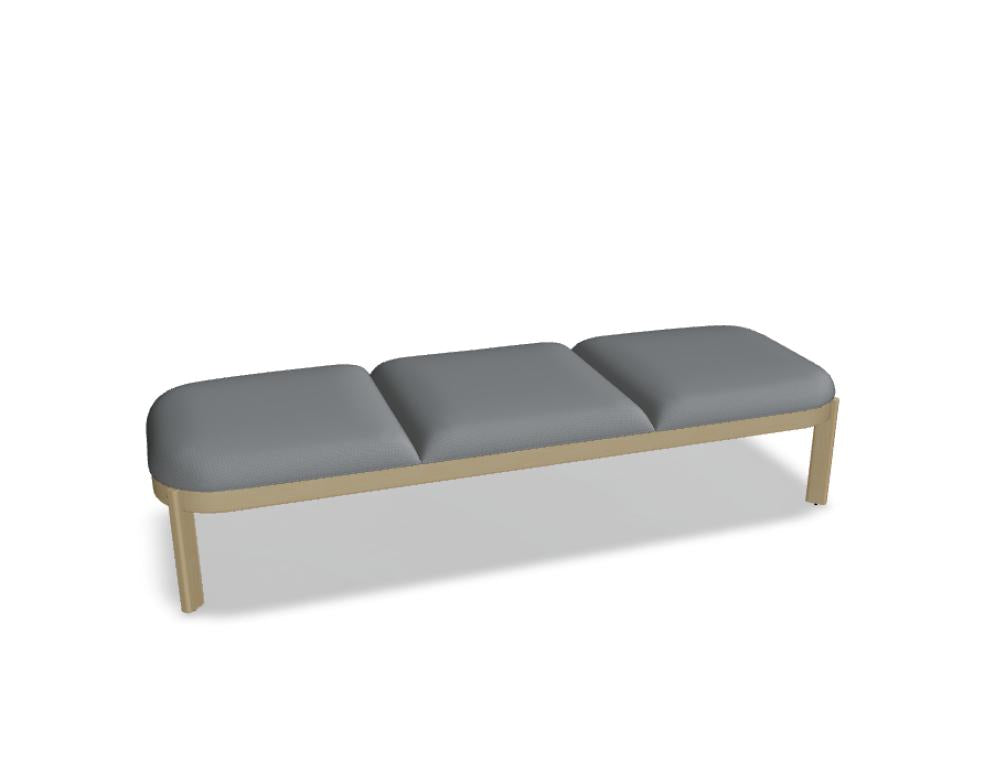 Ramp RMP312 - Bank in Grau präsentiert im Onlineshop von KAQTU Design AG. Sitzbank ist von Mdd