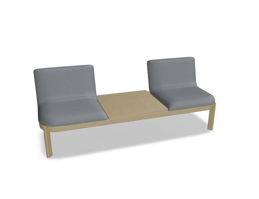 Ramp RMP322 - Bank in Grau präsentiert im Onlineshop von KAQTU Design AG. Sitzbank ist von Mdd