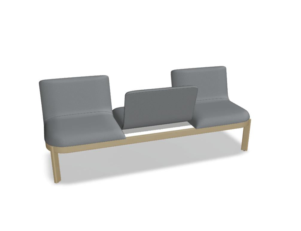 Ramp RMP324 - Bank in Grau präsentiert im Onlineshop von KAQTU Design AG. Sitzbank ist von Mdd