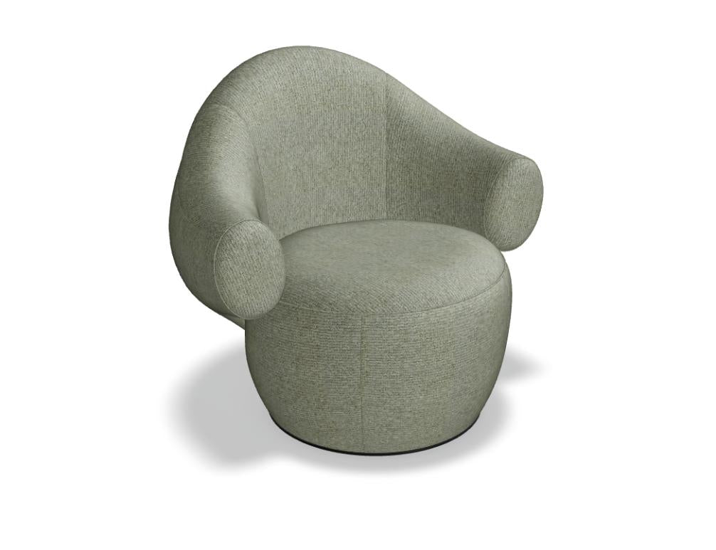 Conva RPS01 - Sessel in Moss 801 - Sage 801 präsentiert im Onlineshop von KAQTU Design AG. Drehsessel ist von Tamo