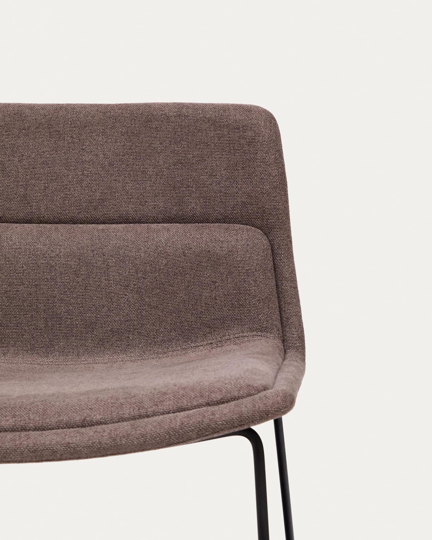 Zahara armchair from <tc>braun</tc>em steel with black finish FSC 100%