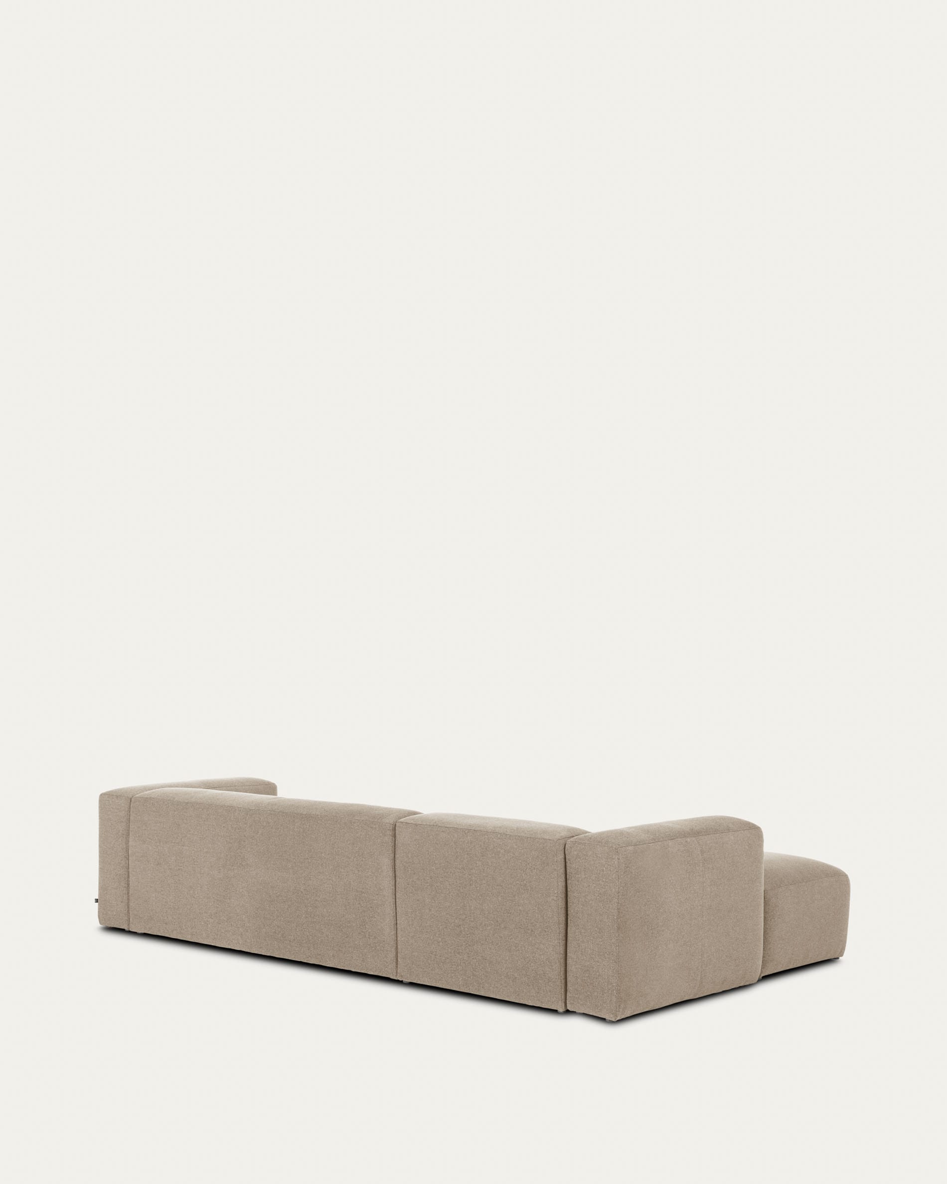 Modernes 4-Sitzer Sofa mit linker Chaiselongue, beige, 330 cm, FSC-zertifiziert, von Kave Home, stilvoll und nachhaltig.