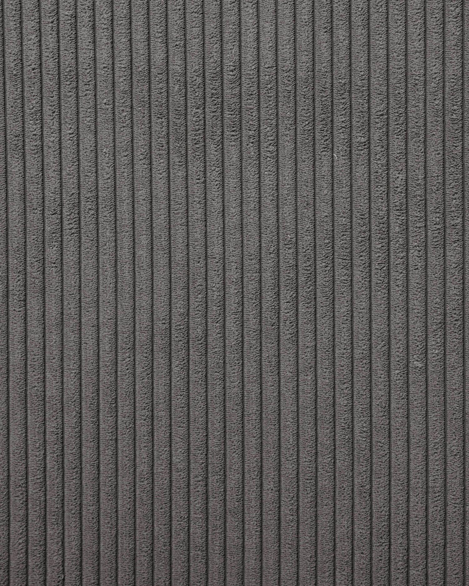 Elegantes 2-Sitzer-Sofa mit rechter Chaiselongue in breitem grauem Cord, 240 cm, vereint Komfort und nachhaltige Materialien für Ihr Zuhause.
