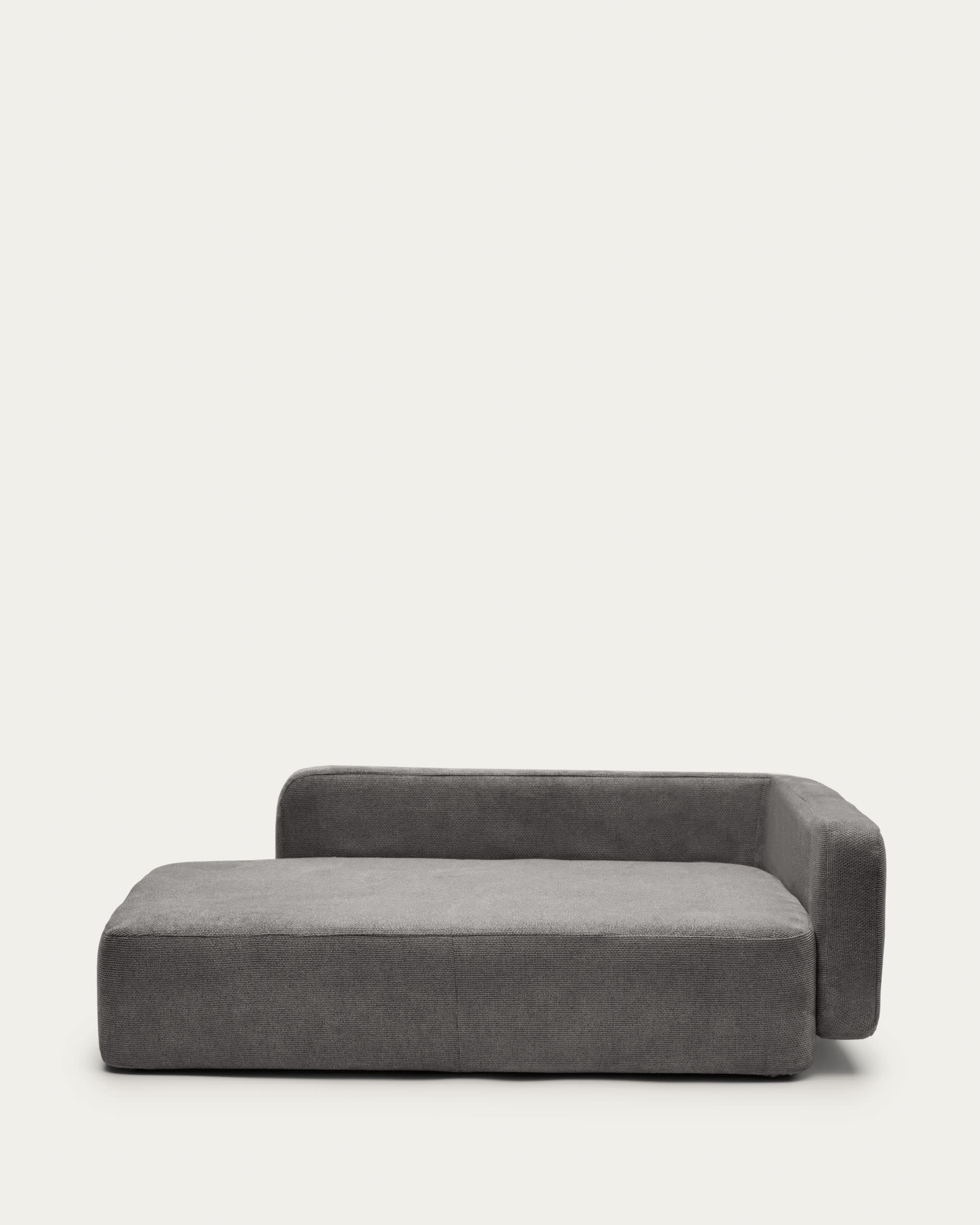 Komfortables Haustierbett Bowie in Dunkelgrau, 73x98 cm, ideal für große Haustiere, stilvolles Design von Kave Home.