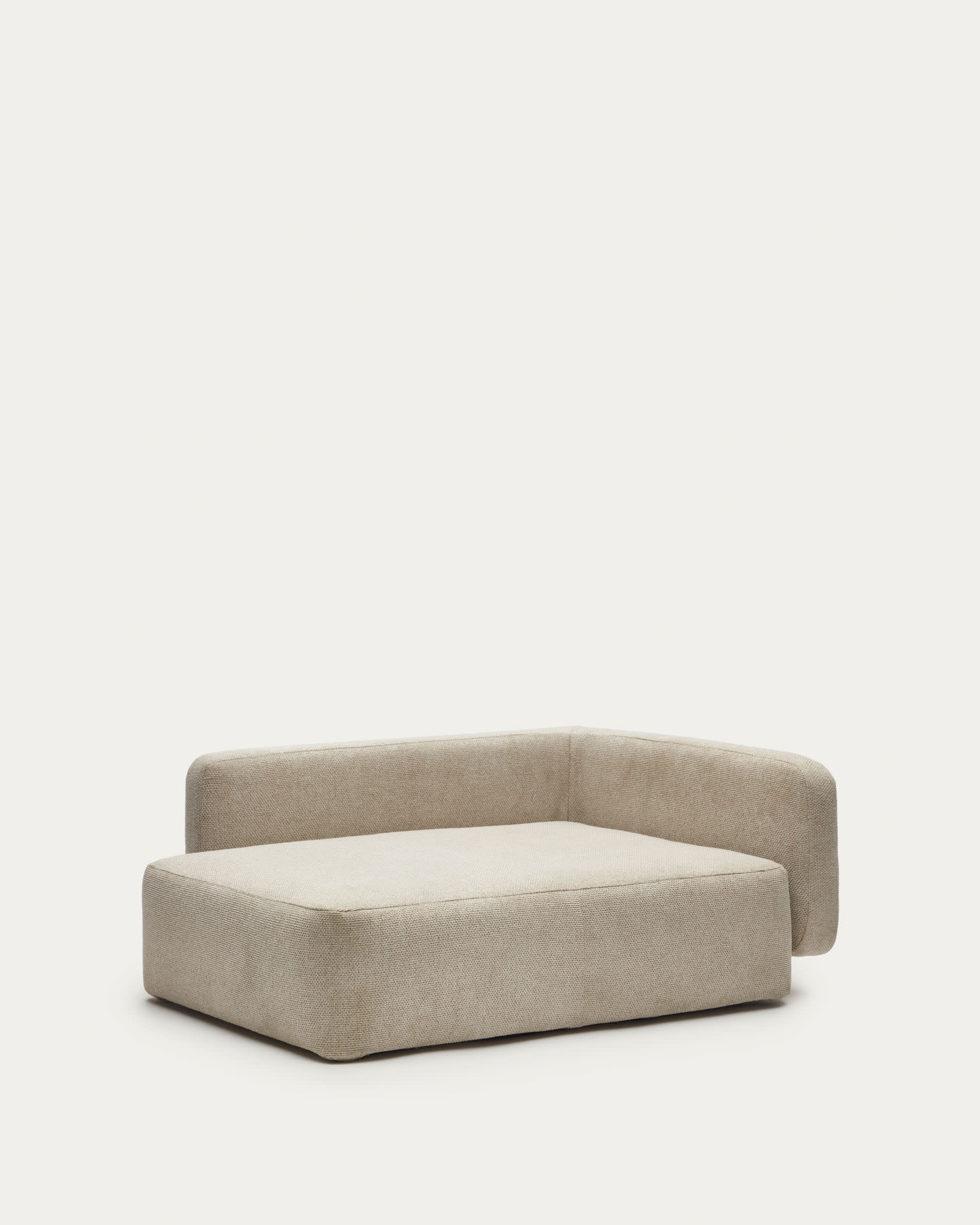 Beiger Haustierbettbezug Bowie 63x80 cm von Kave Home, perfekt für kleine Haustiere, kombiniert Komfort mit modernem Stil.