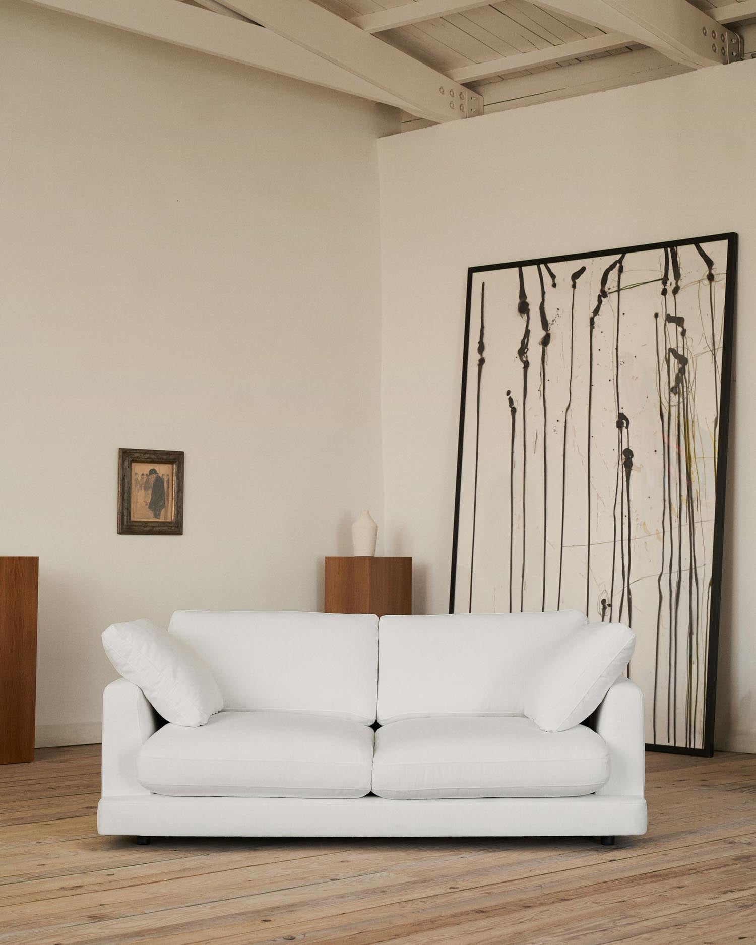 Gala 3-Sitzer-Sofa weiss 210 cm