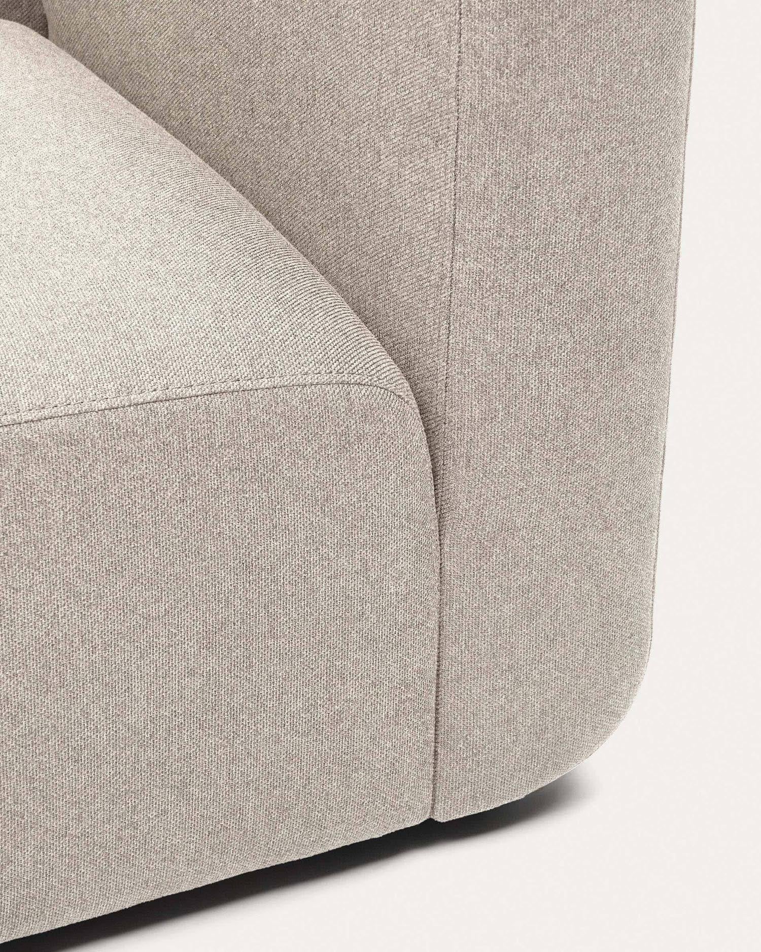 Modularer Sessel Neom in Beige von Kave Home, FSC Mix Credit, nachhaltig, modern und perfekt für stilvolle Wohnräume.