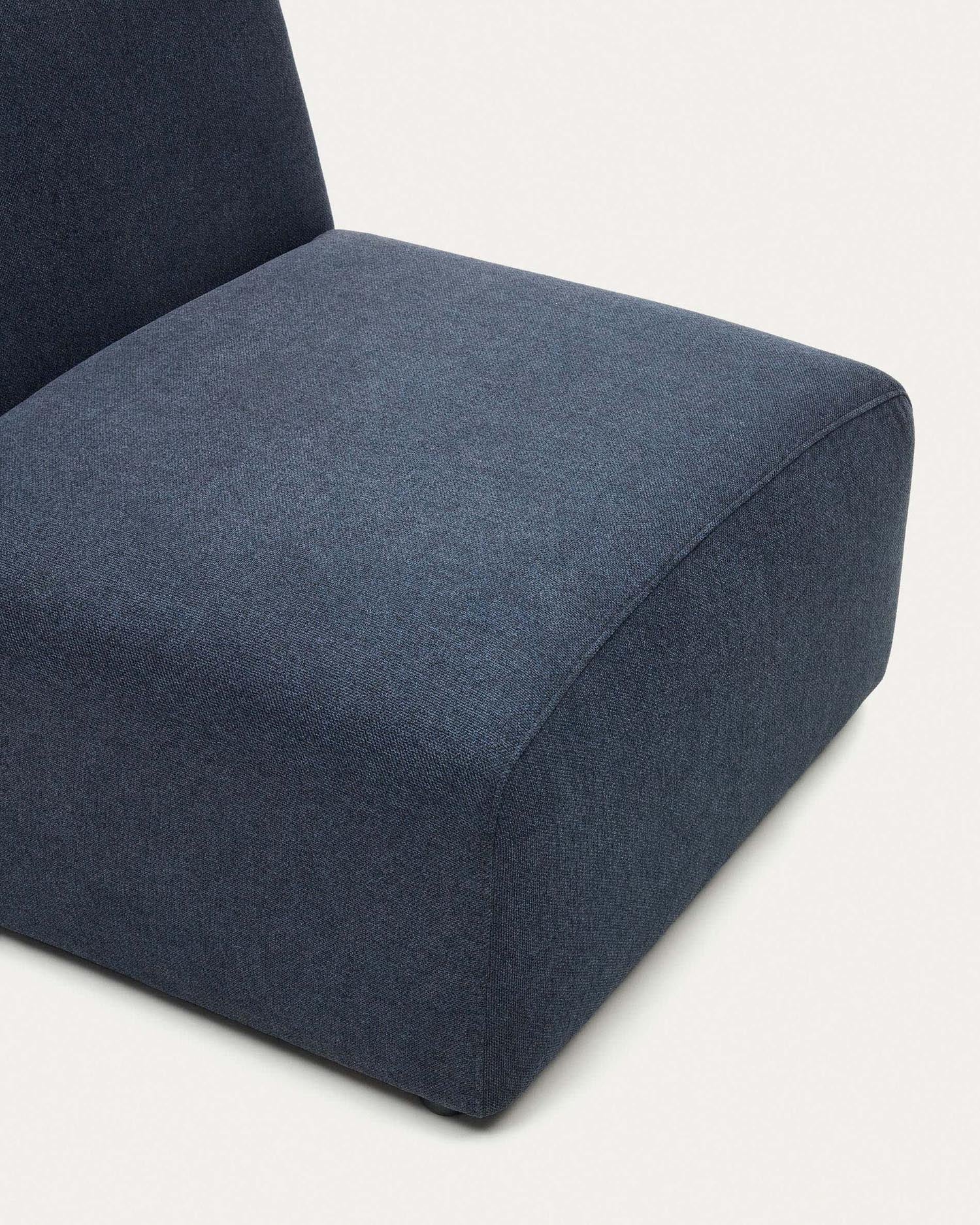 Entdecke das Neom Sitzmodul in Blau (75 cm) von Kave Home – stilvoll, flexibel und umweltfreundlich dank FSC Mix Credit. Perfekt für dein Wohnzimmer!