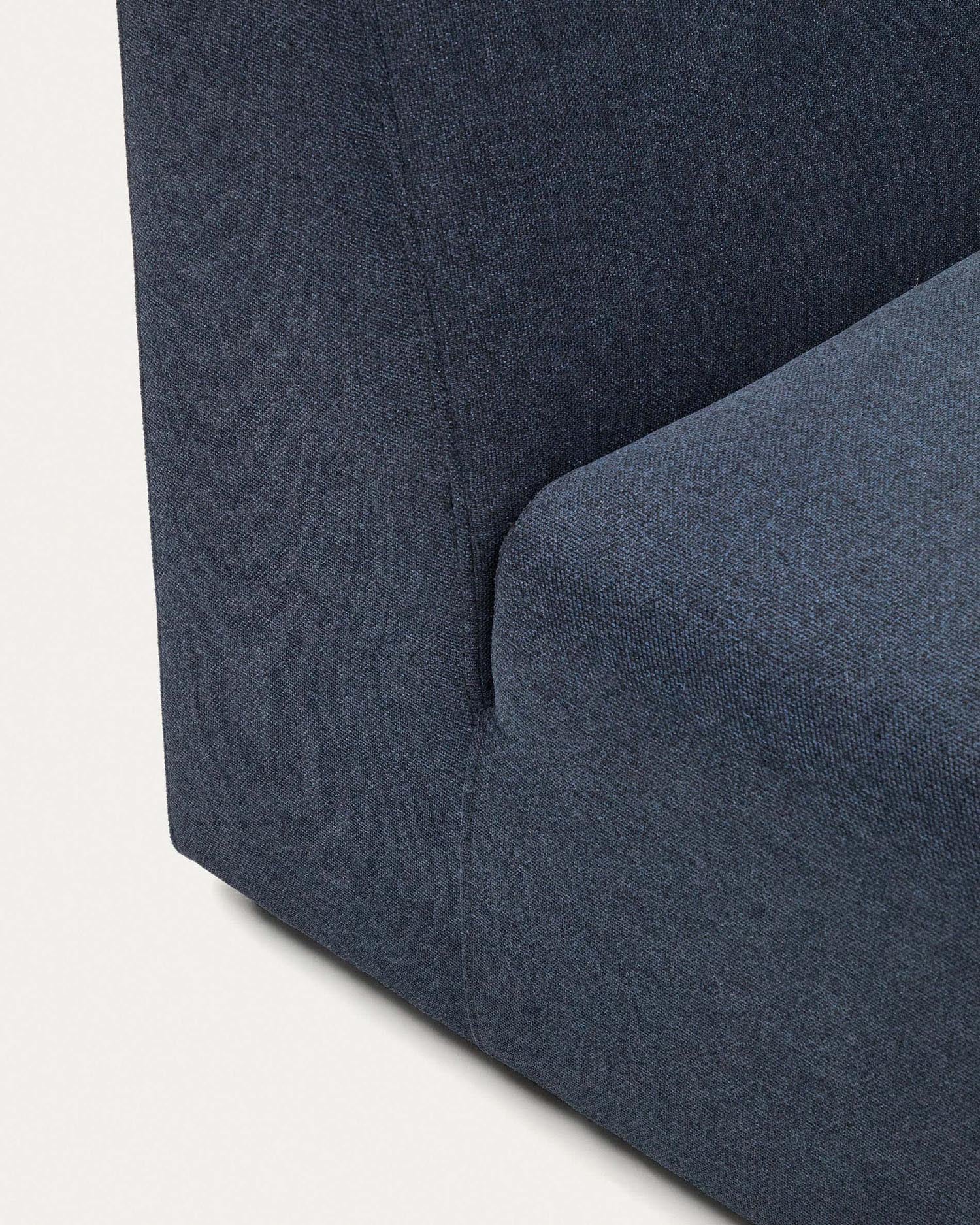 Gestalte Dein Zuhause mit dem Neom Sitzmodul in Blau (75 cm) von Kave Home – hochwertig, modular und nachhaltig. Ideal für jeden Wohnstil!