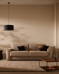 4-Sitzer-Bettsofa Anley in Beige mit Beinen aus massivem Buchenholz, 244 cm, FSC Mix Credit