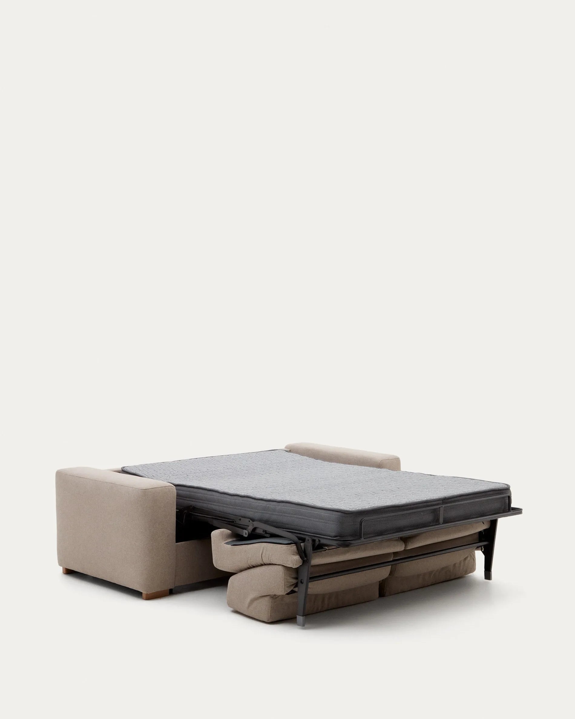 Das Anley 2-Sitzer-Bettsofa in Beige (204 cm) von Kave Home bietet stilvolles Design und nachhaltige Materialien.