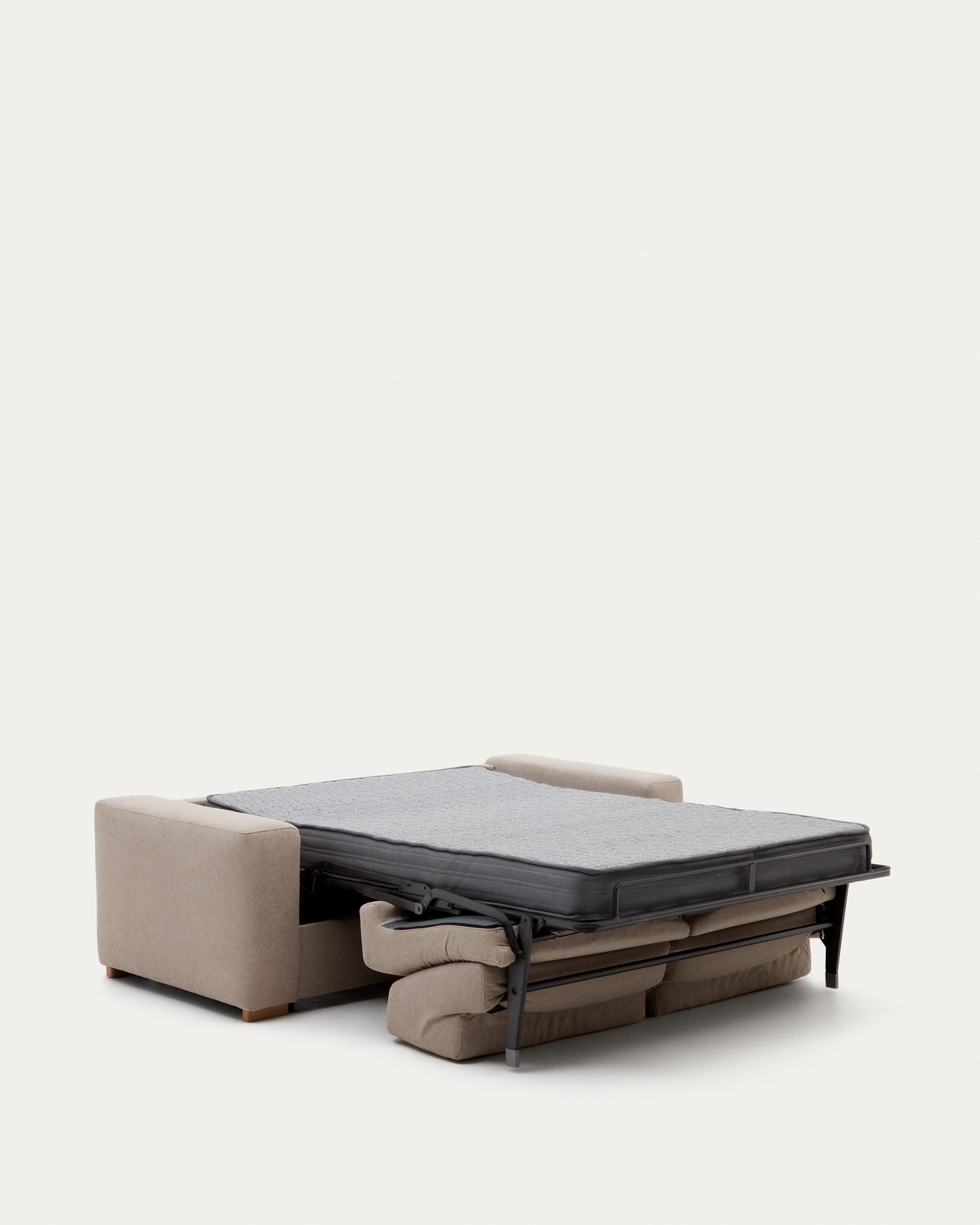 Das Anley 2-Sitzer-Bettsofa in Beige (204 cm) von Kave Home bietet stilvolles Design und nachhaltige Materialien.