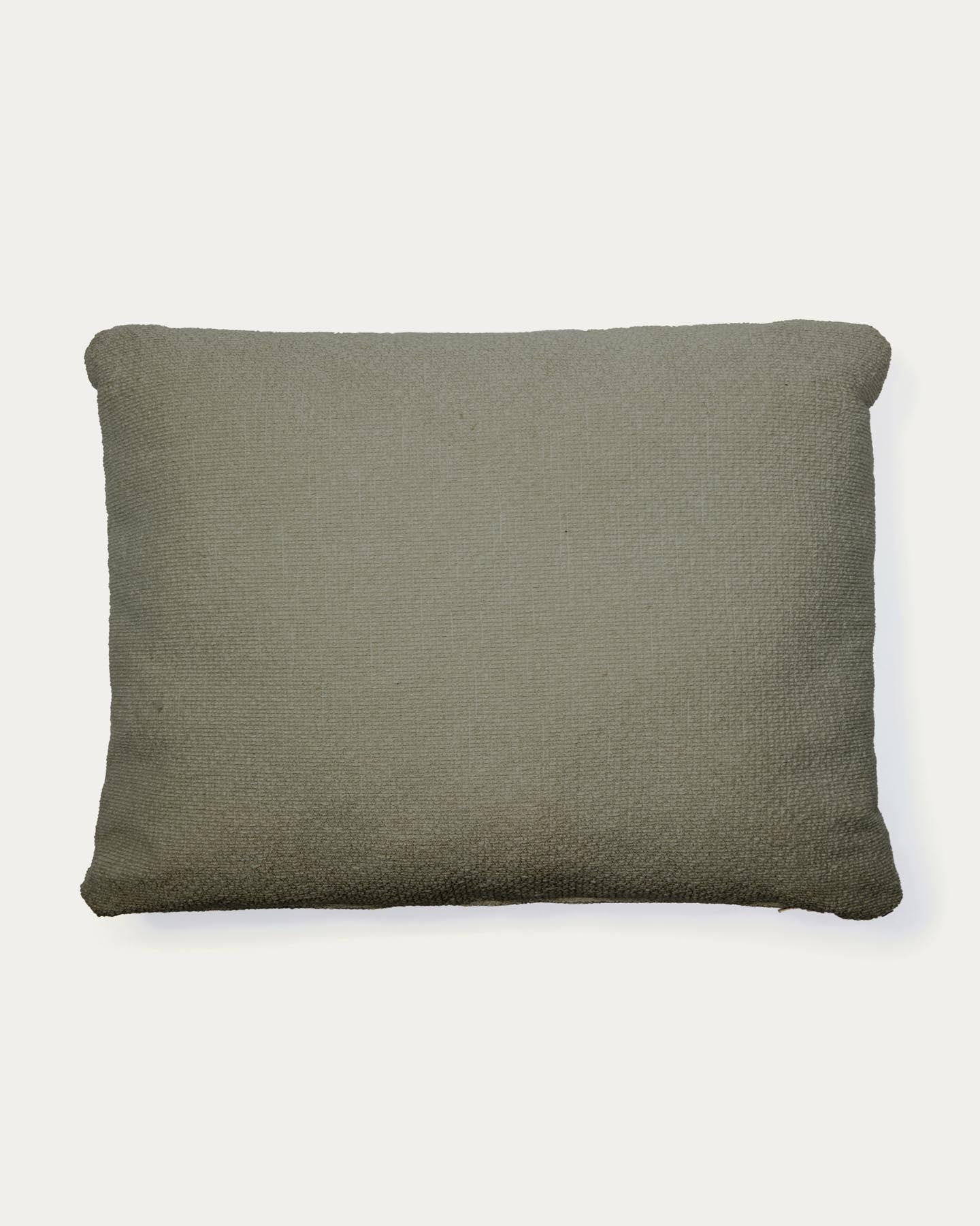Kissen Martina mit Chenille in Grün 47 x 36 cm in Grün präsentiert im Onlineshop von KAQTU Design AG. Deko Kissen ist von Kave Home