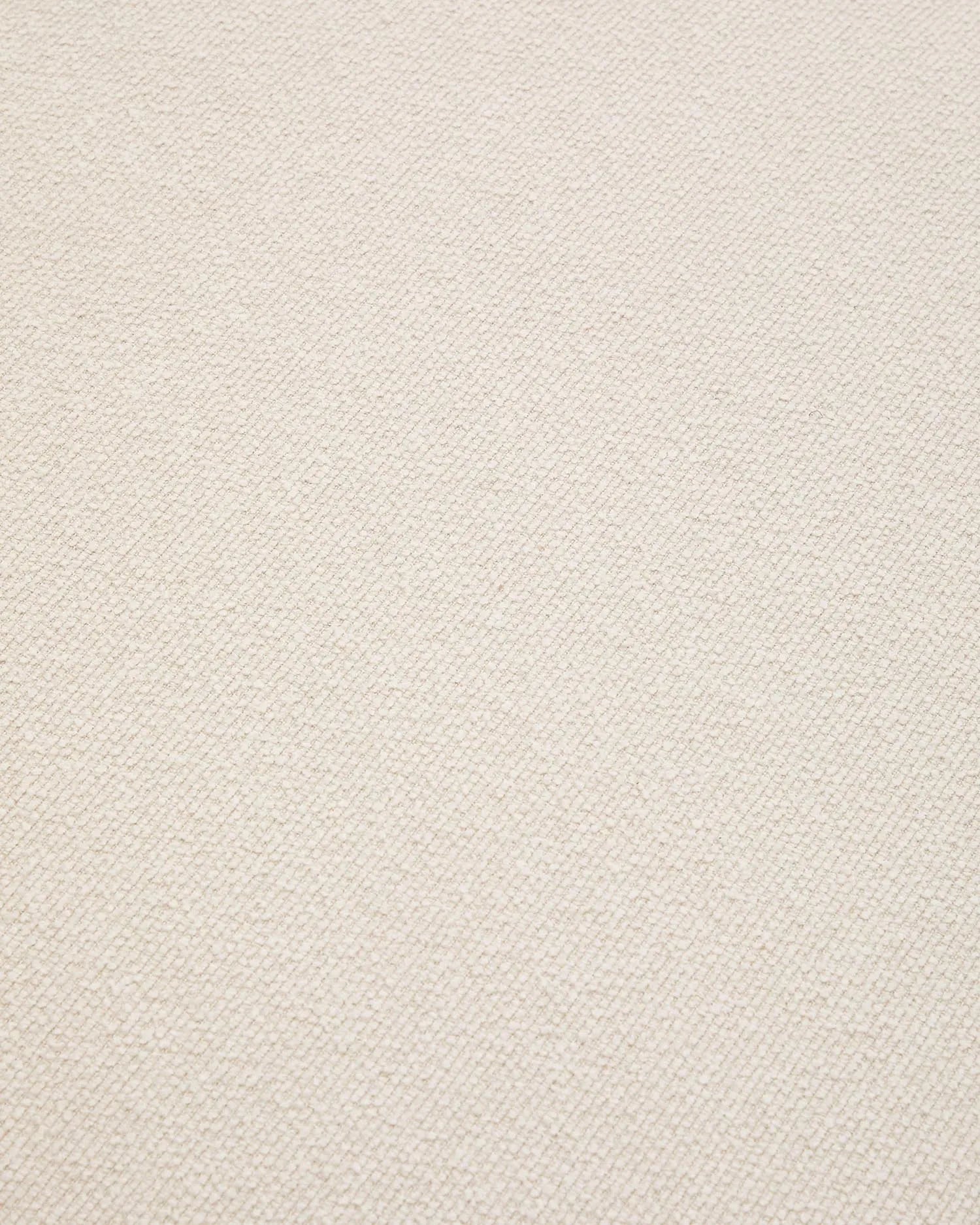 Modernes Sofa Aurum, 3-Sitzer, Ecru, 234 cm, verstellbare Kopfstütze, beiges Metallgestell, FSC Mix Credit zertifiziert.