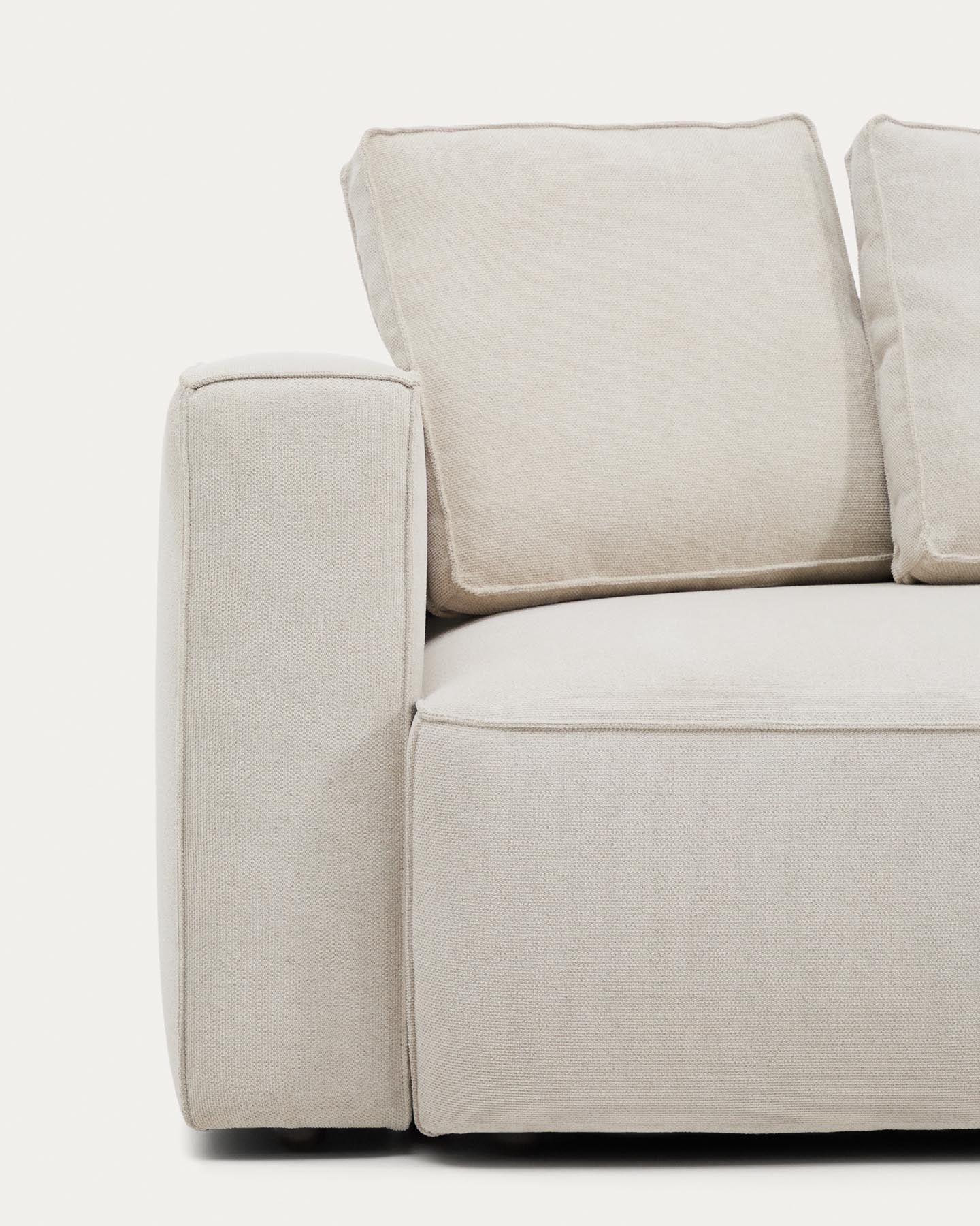 3-Sitzer Bettsofa Marela in beiger Chenille, 236 cm, FSC Mix Credit in Beige präsentiert im Onlineshop von KAQTU Design AG. Bettsofa ist von Kave Home
