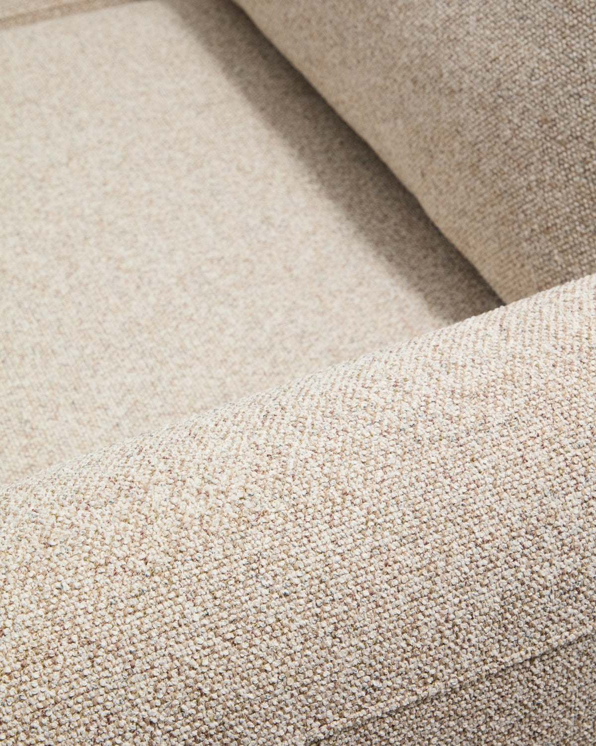 5-Sitzer Ecksofa Vera mit Randmodul links in Beige, 245 x 330 cm, FSC Mix Credit in Beige präsentiert im Onlineshop von KAQTU Design AG. 5er Sofa ist von Kave Home