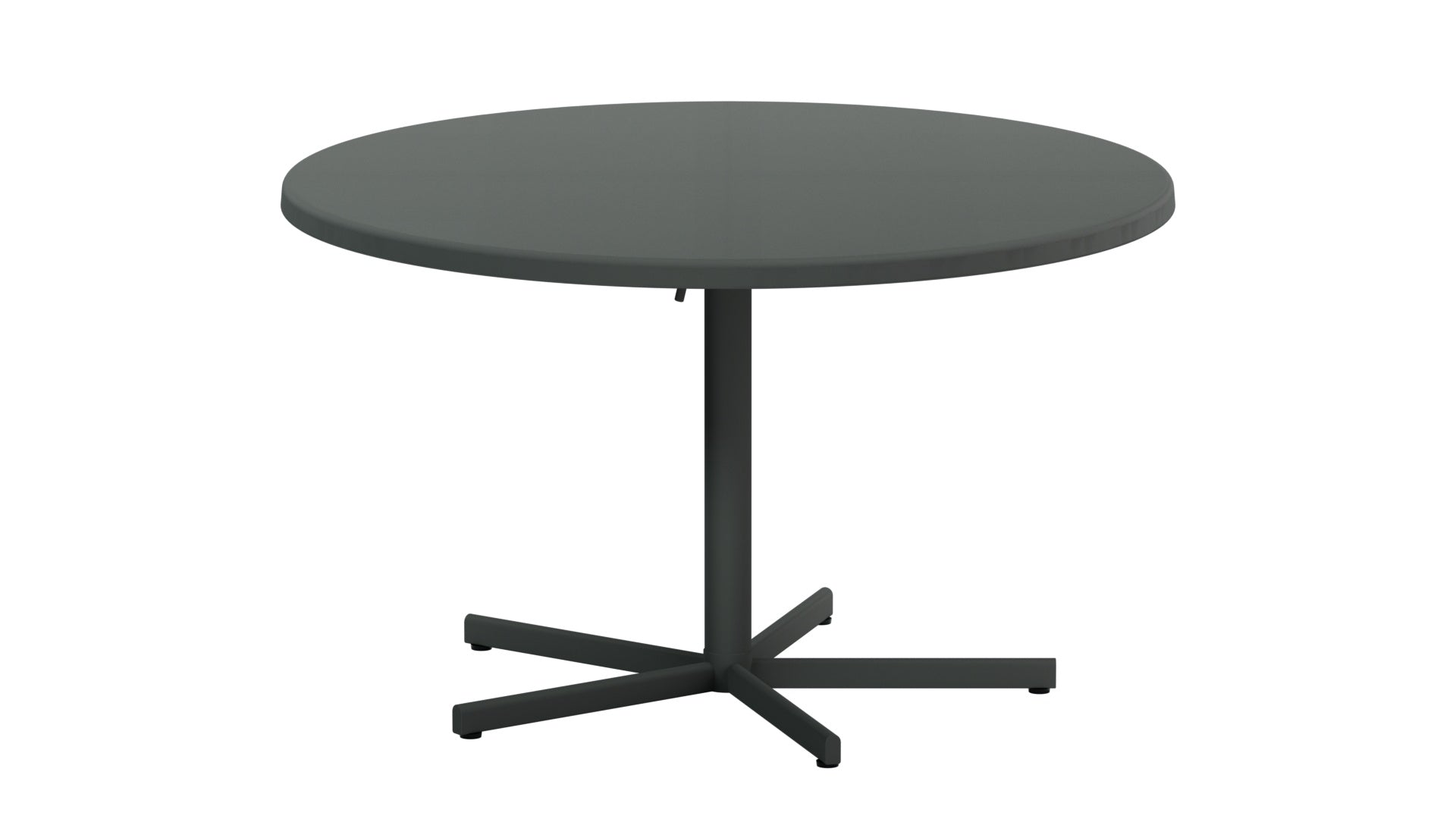Bodensee Glasfaser-Gartentisch ø120 klappbar in Graphit präsentiert im Onlineshop von KAQTU Design AG. Gartentisch ist von Schaffner