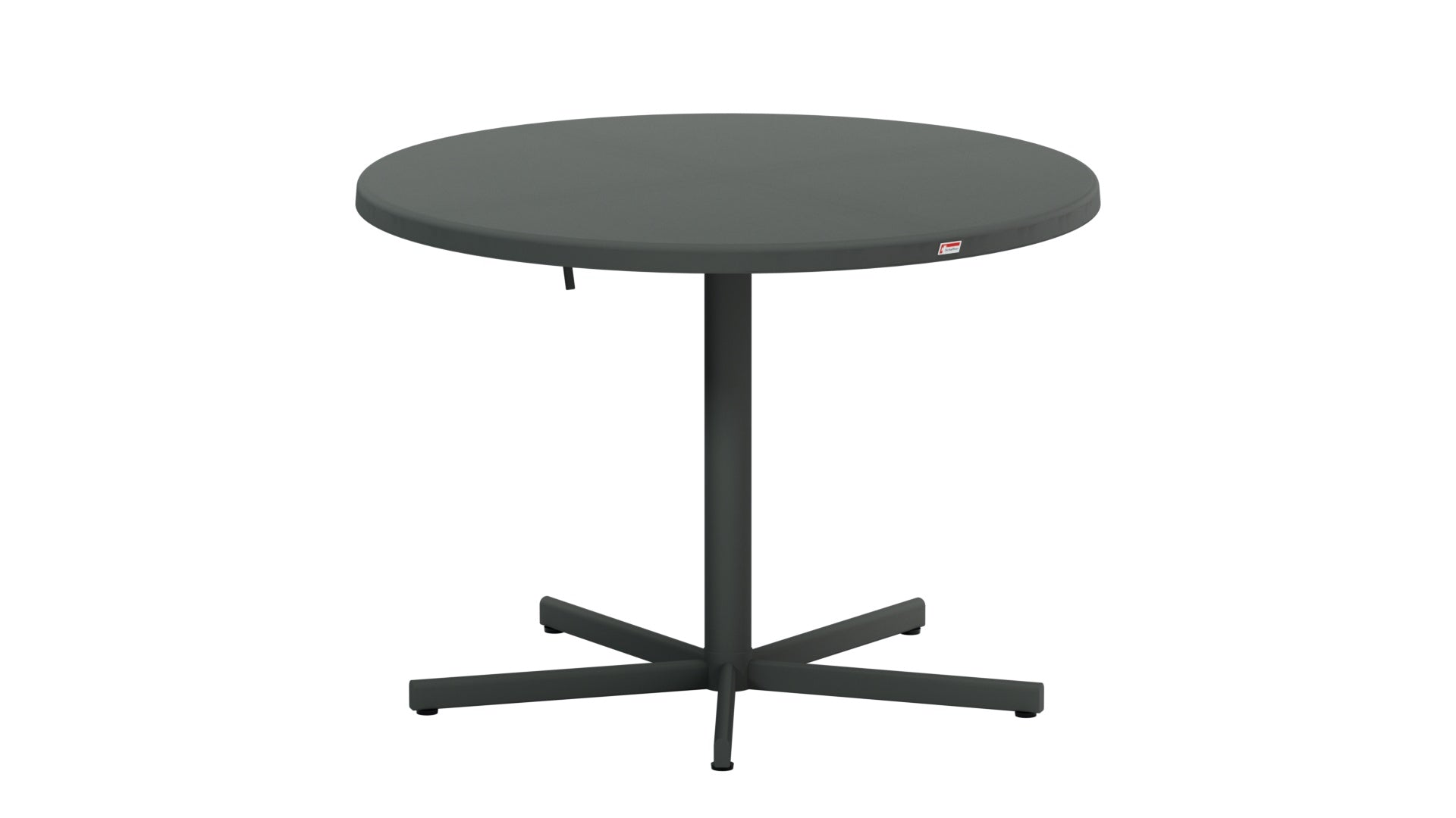 Hochwertiger, klappbarer Bodensee Glasfaser-Gartentisch ø100, wetterfest, UV-beständig, Swiss Made, langlebig, pflegeleicht, outdoor, Gartenmöbel.