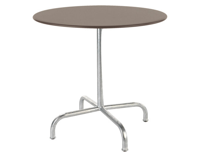 Der runde Tisch Rigi (ø 90 cm) von Schaffner besticht durch elegantes Design, hochwertige Verarbeitung und ist ideal für den Außenbereich.