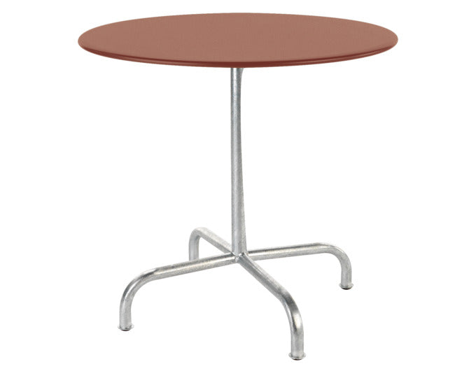 Hochwertiger Schweizer Rigi Metall-Gartentisch ø80, klappbar, wetterfest, langlebig, pflegeleicht, elegantes Design, ideal für Garten, Terrasse & Balkon.