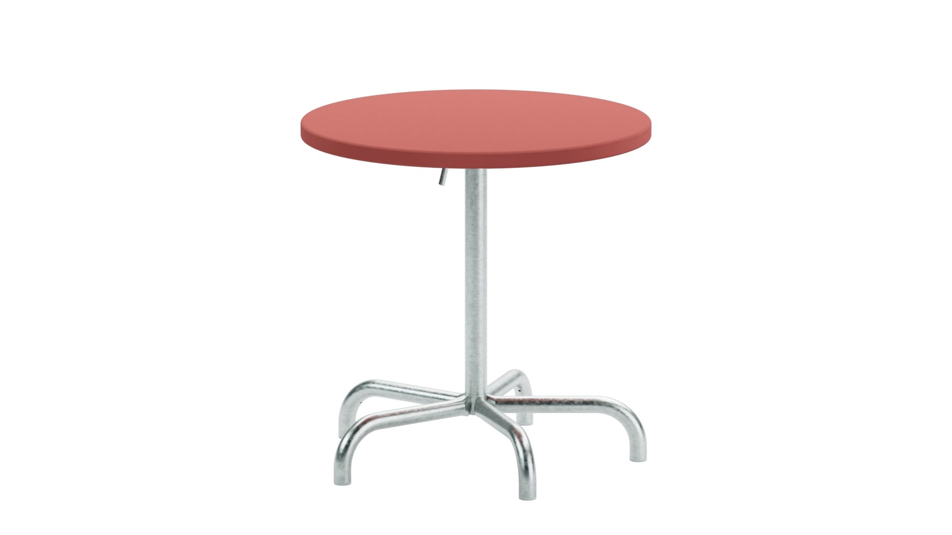 Säntis Metall-Gartentisch ø72 cm, klappbar, wetterfest, robust, platzsparend, Swiss Made – ideal für Garten, Balkon und Terrasse.