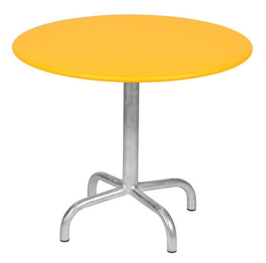 Entdecken Sie den stilvollen Beistelltisch Rigi von Schaffner – ideal für Garten und Terrasse, mit einem Durchmesser von 60 cm.