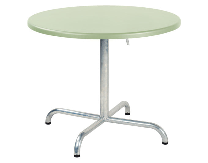 Eleganter, wetterfester Davos Glasfaser-Salontisch ø75/62, klappbar, hitzebeständig und langlebig – perfekt für Terrasse, Garten und Gastronomie.