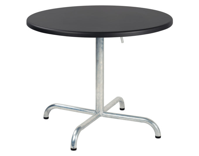 Eleganter Salontisch Davos von Schaffner, ø 75 cm, robust, wetterbeständig und perfekt für moderne Innen- und Außenräume.