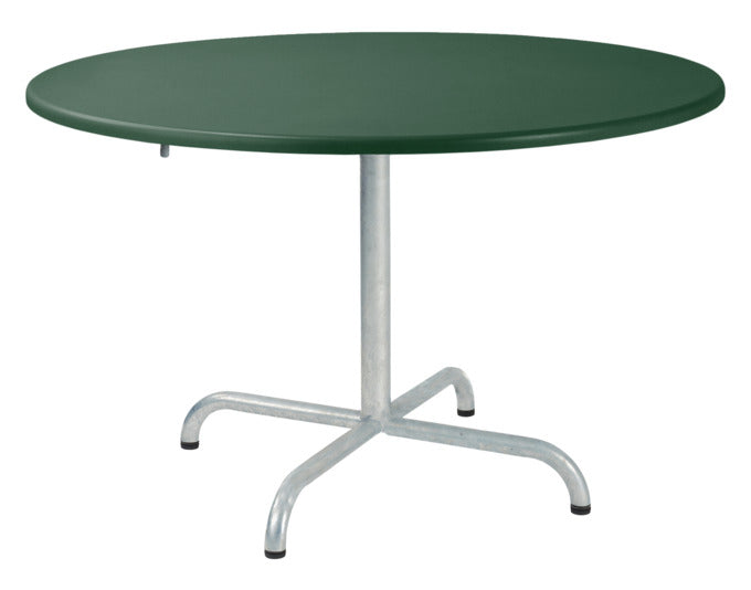 Eleganter Davos Glasfaser-Salontisch ø100/62 cm, klappbar, wetterfest, hitzebeständig, langlebig und pflegeleicht – ideal für Garten, Terrasse und Outdoor.