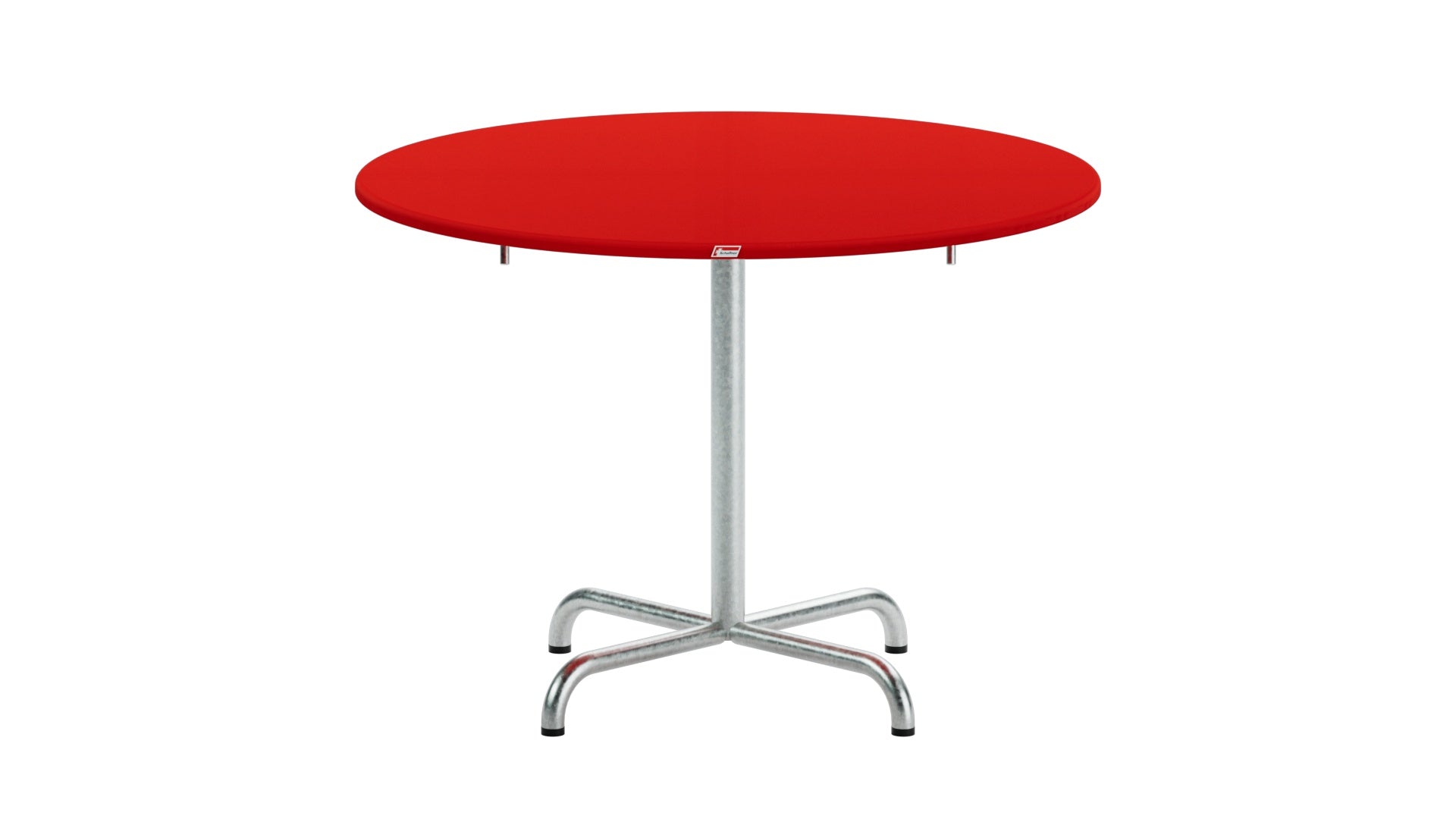 Davos Glasfaser-Gartentisch ø100 klappbar in Rot präsentiert im Onlineshop von KAQTU Design AG. Gartentisch ist von Schaffner