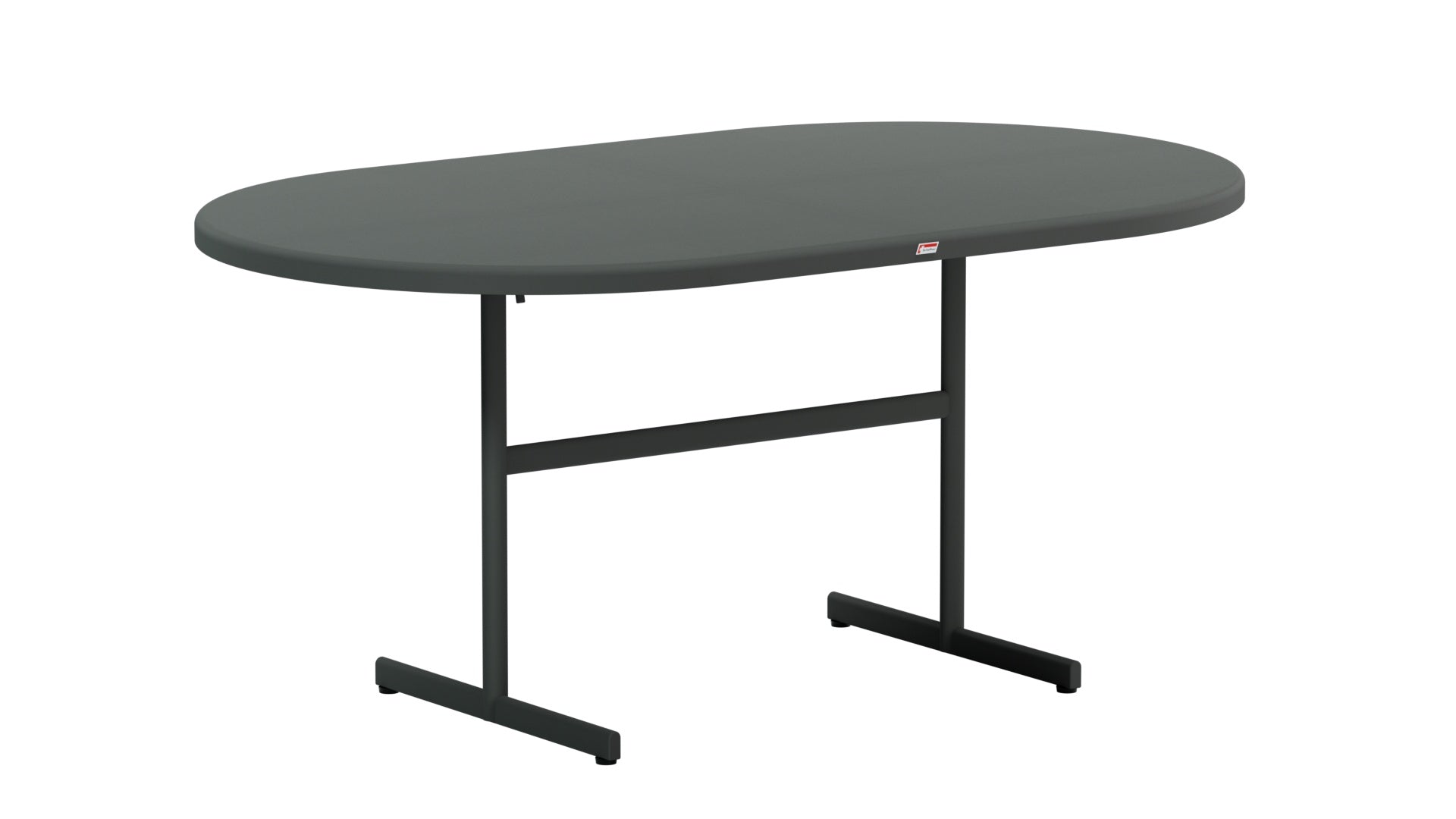 Hochwertiger Bodensee Glasfaser-Gartentisch 160x95 cm, oval, klappbar, wetterfest, langlebig, Schweizer Qualität, Outdoor-Möbel, platzsparend, robust.