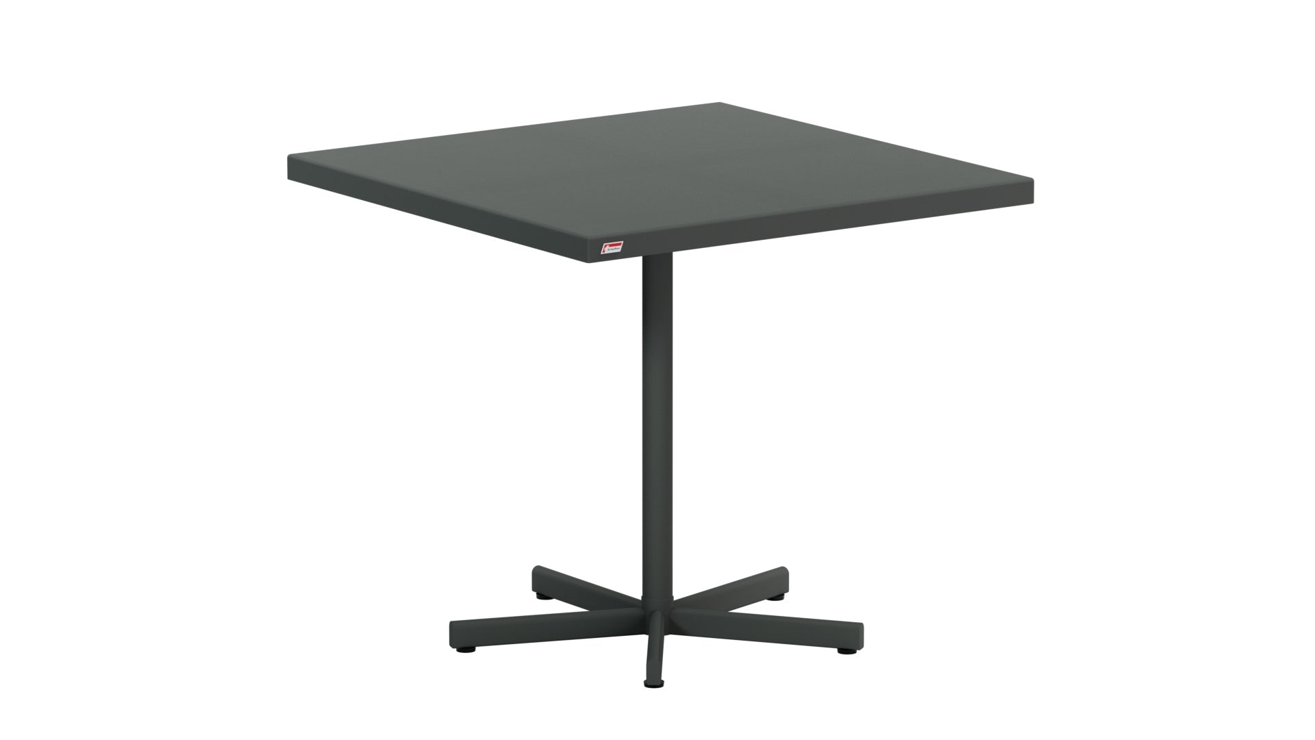 Bodensee Glasfaser-Gartentisch 80x80 cm, klappbar, wetterfest, hitzebeständig, langlebig, Schweizer Qualität, Outdoor-Möbel, Garten, Balkon.